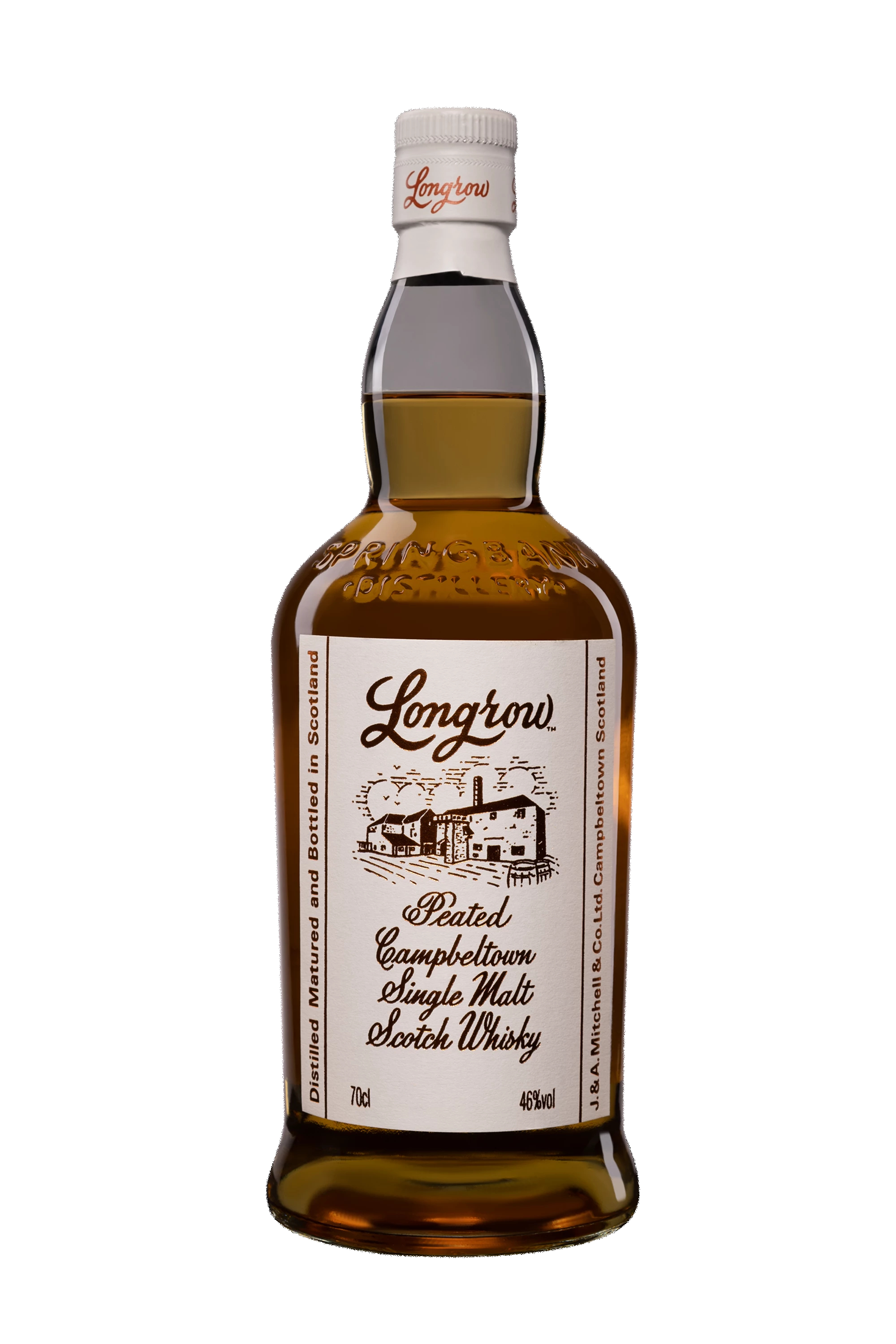Springbank - Single Malt Scotch Whisky "Longrow - Peated " 46° Giftbox, 70cl