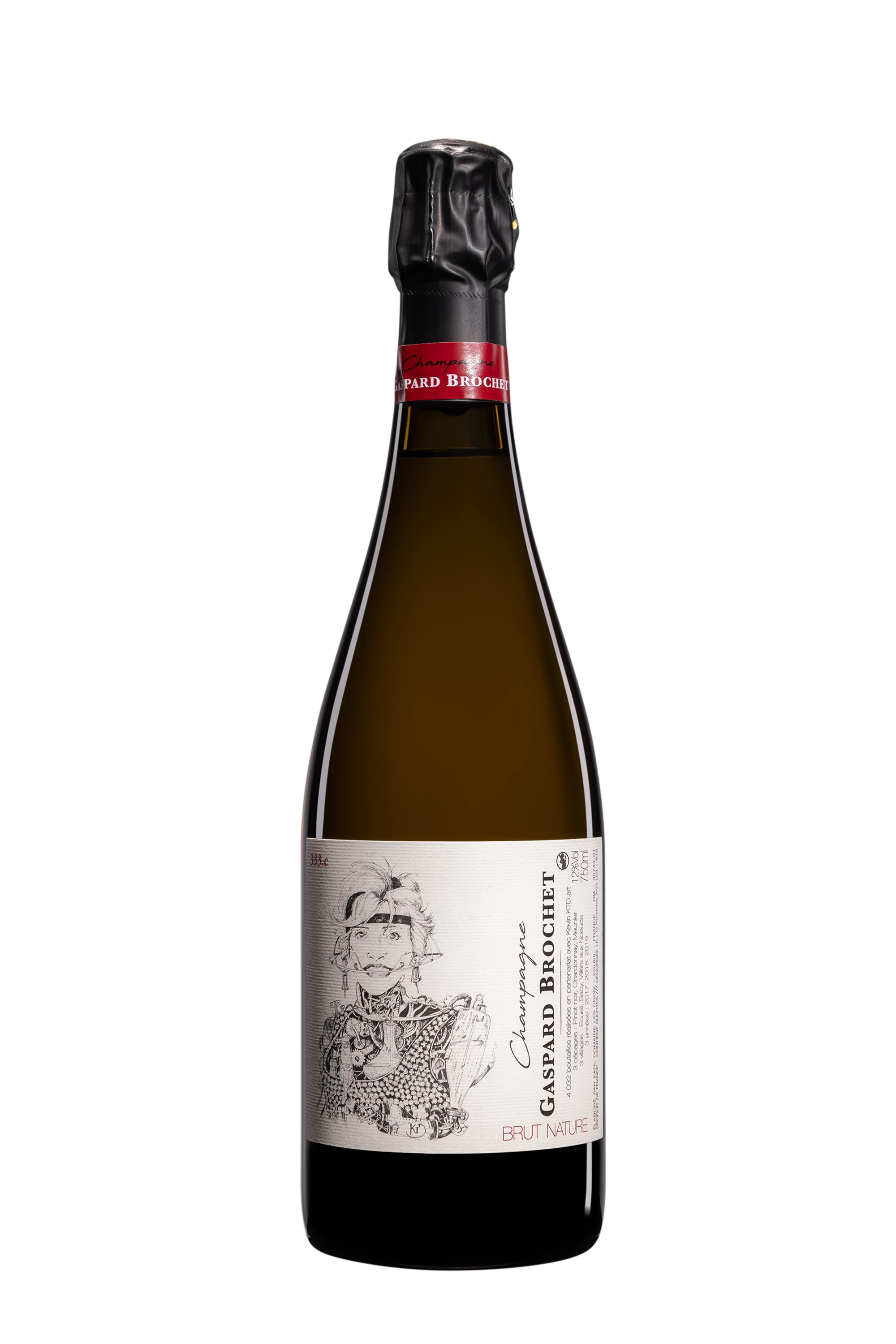 Domaine Gaspard Brochet - Champagne Brut Nature "333c" Blanc NV 12°, 75cl