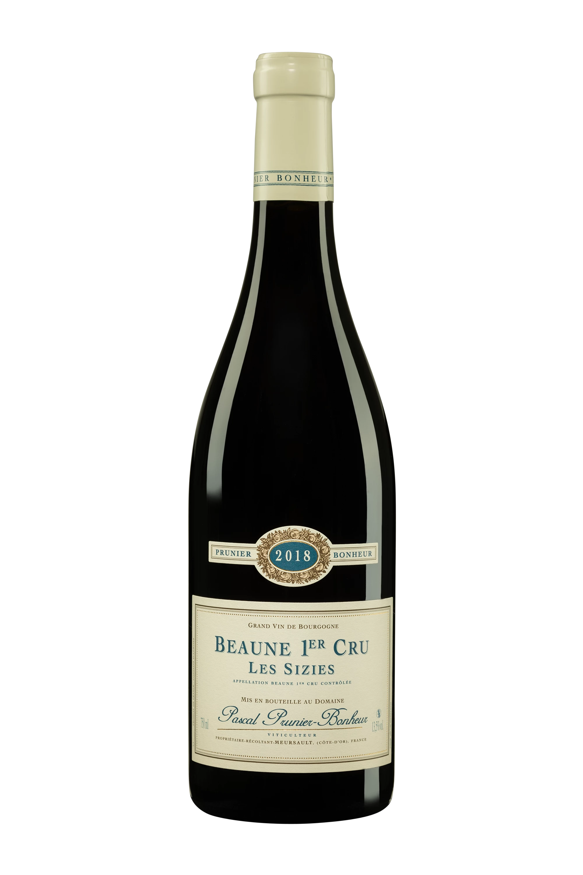 Domaine Pascal Prunier Bonheur - Beaune 1er Cru "Les Sizies" Rouge 2018, 75cl