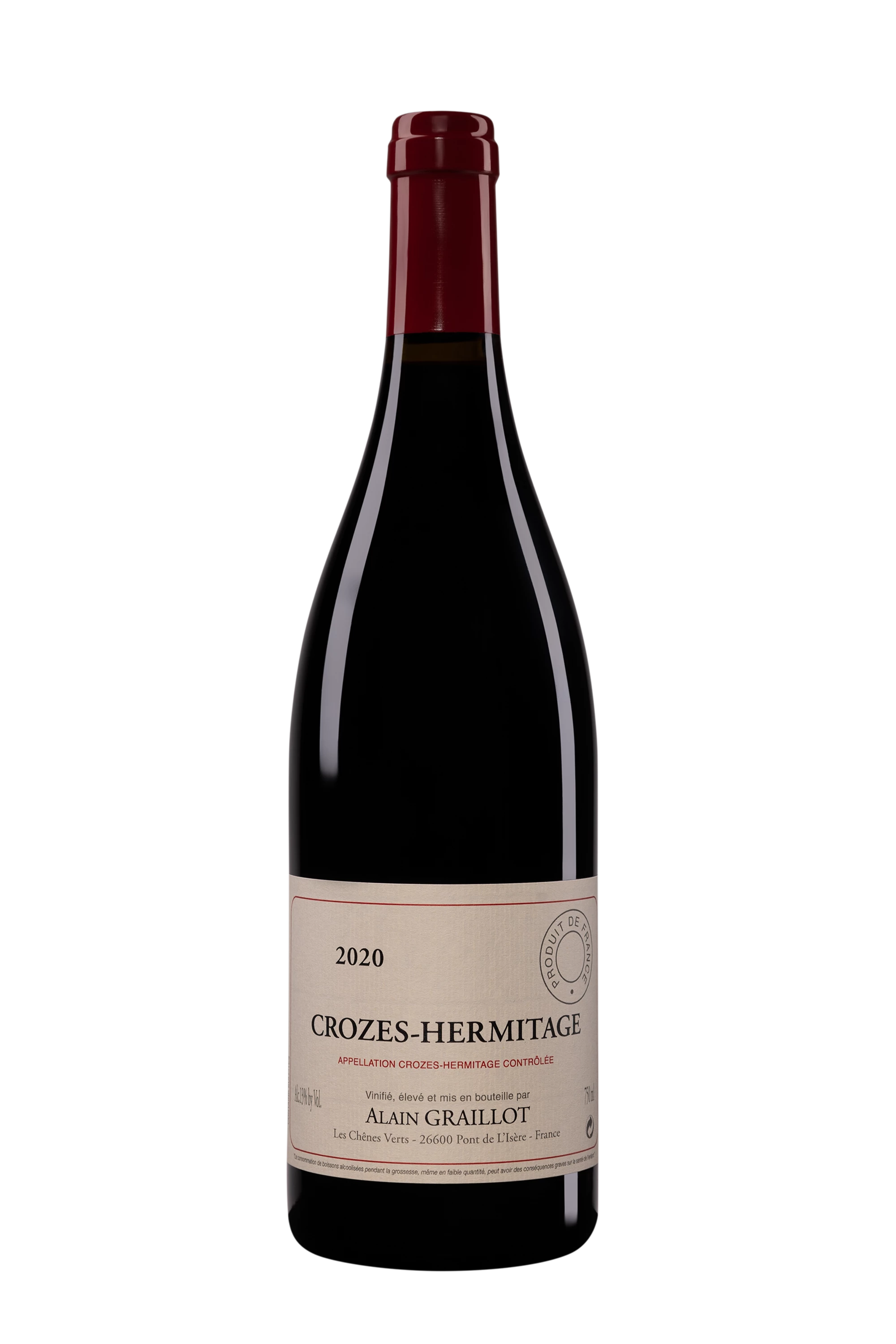 Domaine Alain Graillot - Crozes-Hermitage Rouge 2020 13°, 75cl