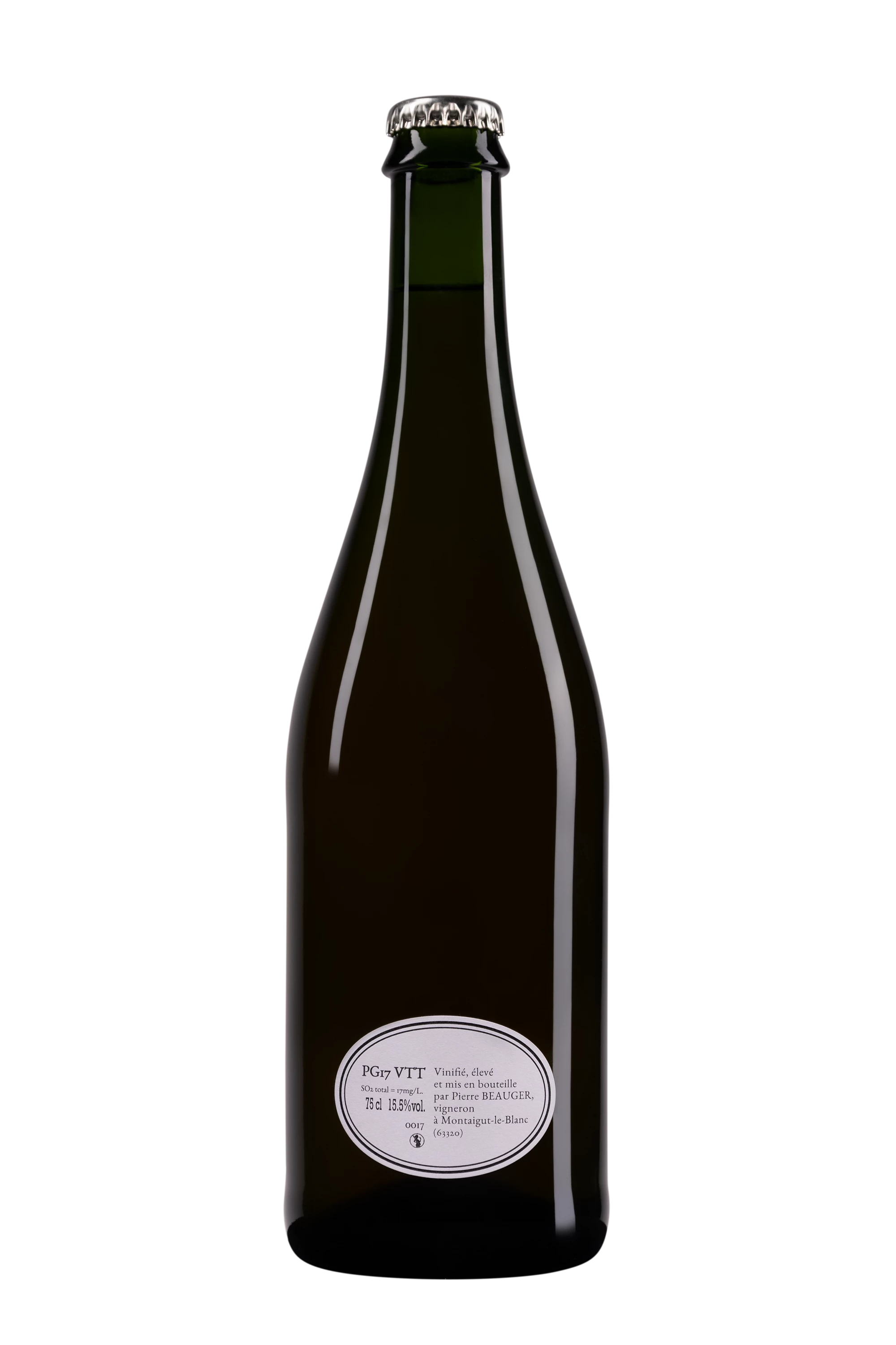 Domaine Pierre Beauger - Vin de France "PG VTT" Blanc 2017 15.5°, 75cl