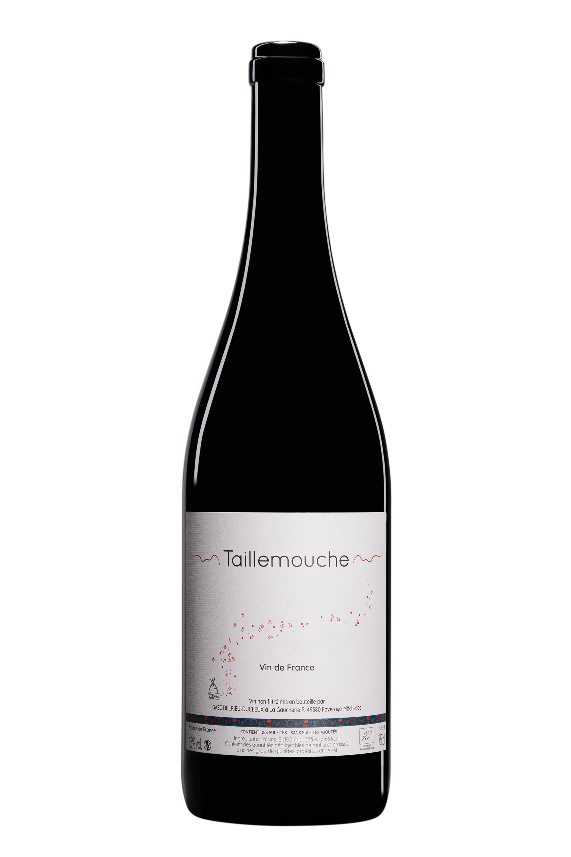 Domaine Julien Delrieu & Thibaut Ducleux - Vin de France "Taillemouche" Rouge 2024 11.5°, 75cl