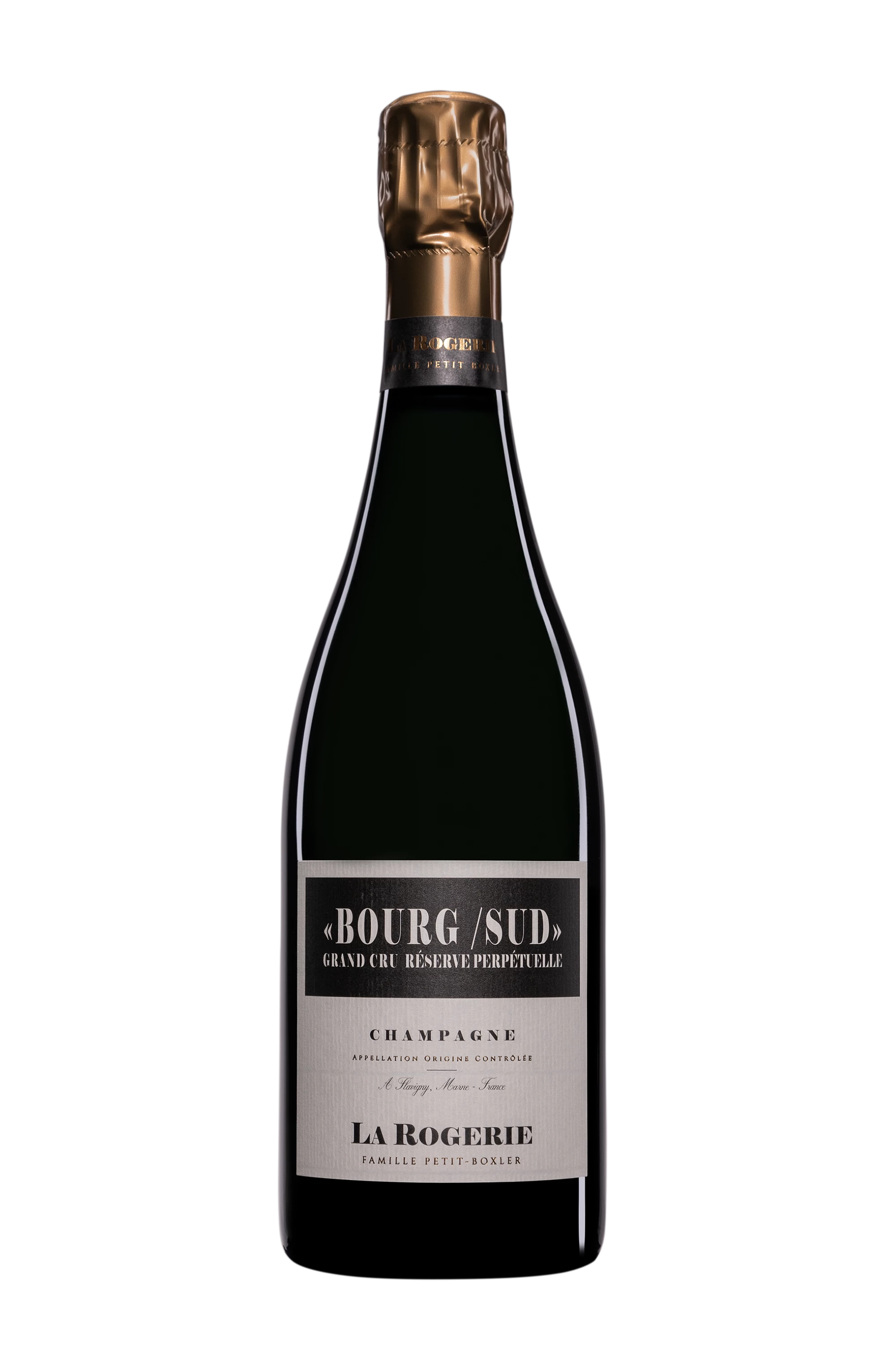 Domaine La Rogerie - Champagne Extra-Brut Grand Cru Blanc de Blancs "Bourg / Sud" Blanc NV Dégorgement 01.2024 12.5°, 75cl