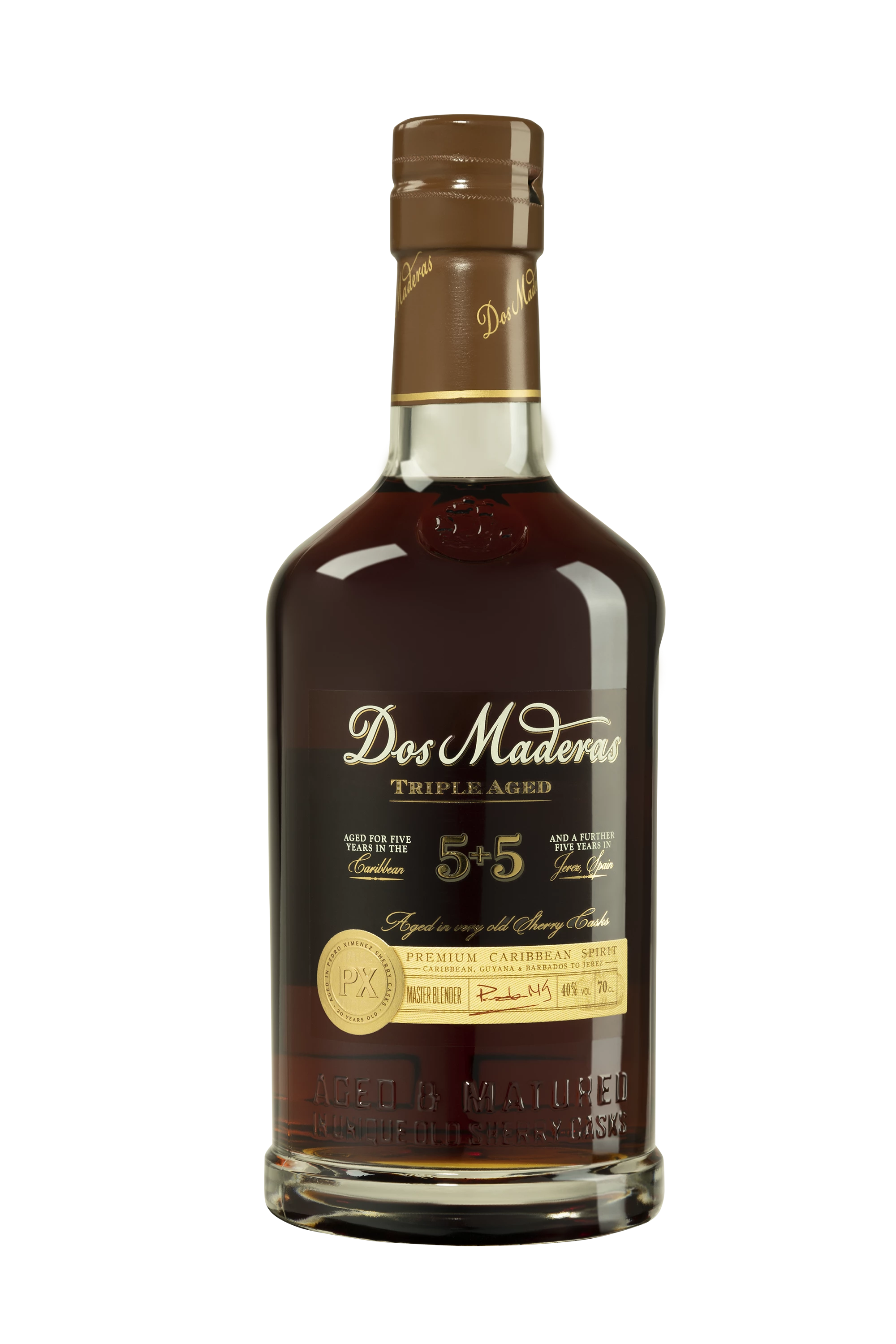 Williams & Humbert - Boisson Spiritueuse à Base de Rhum "Dos Maderas - 5+5 PX" Brun 40°, 70cl