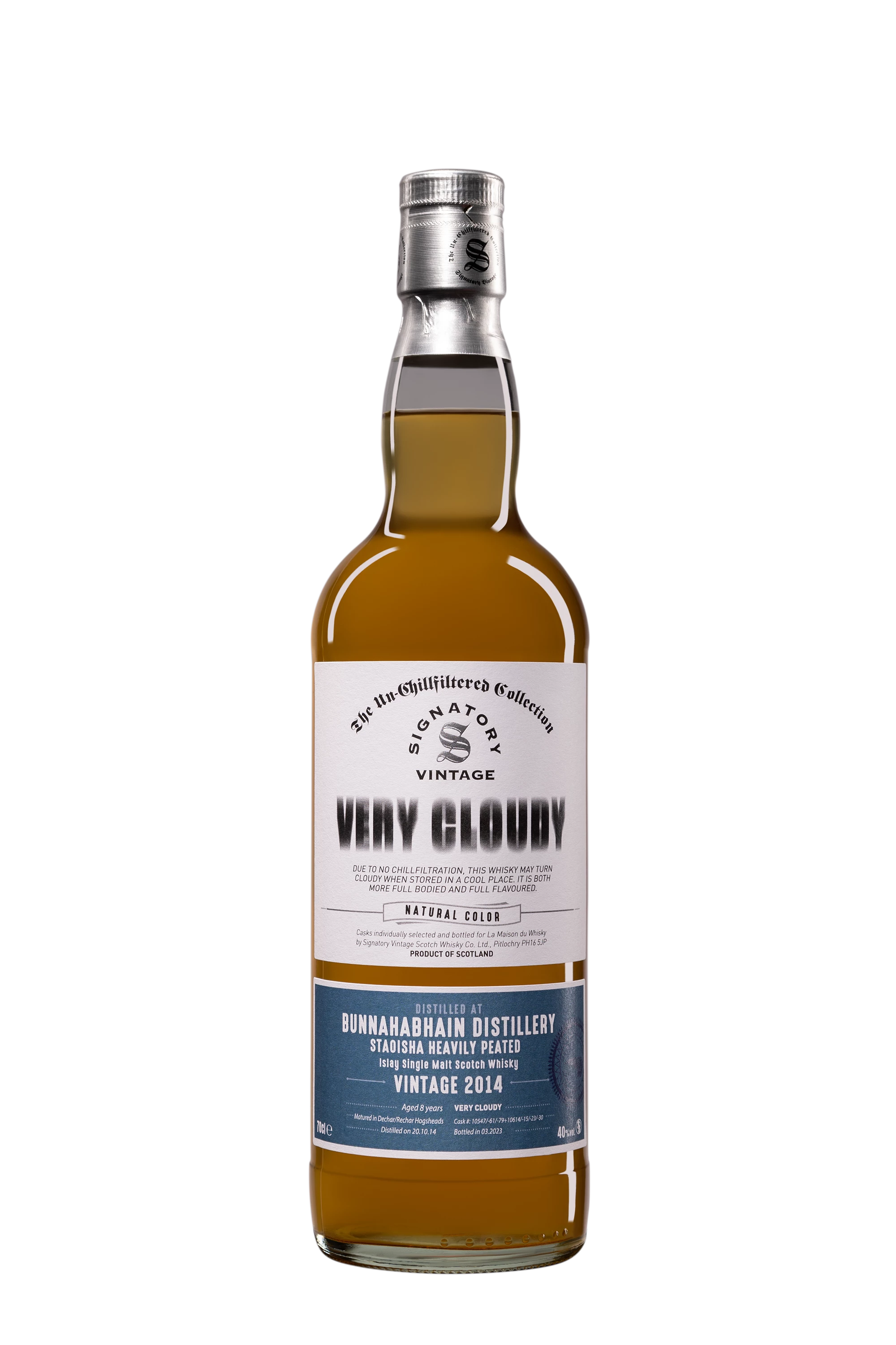Signatory Vintage - Single Malt Scotch Whisky "8 Ans Bunnahabhain - Very Cloudy " 2014 40° Giftbox, 70cl