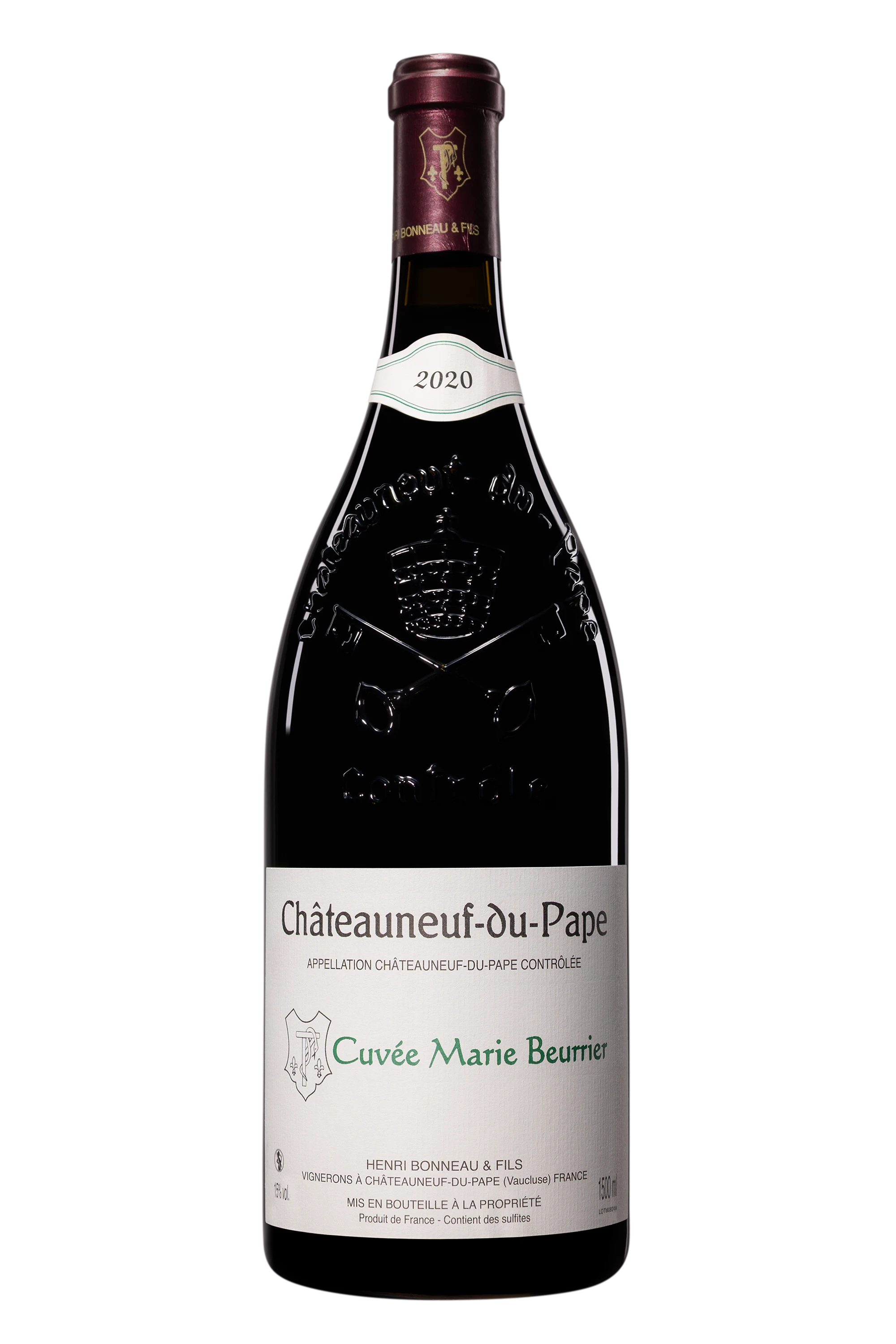 Domaine Henri Bonneau - Châteauneuf-du-Pape "Marie Beurrier" Rouge 2020 15° Silk paper, 150cl