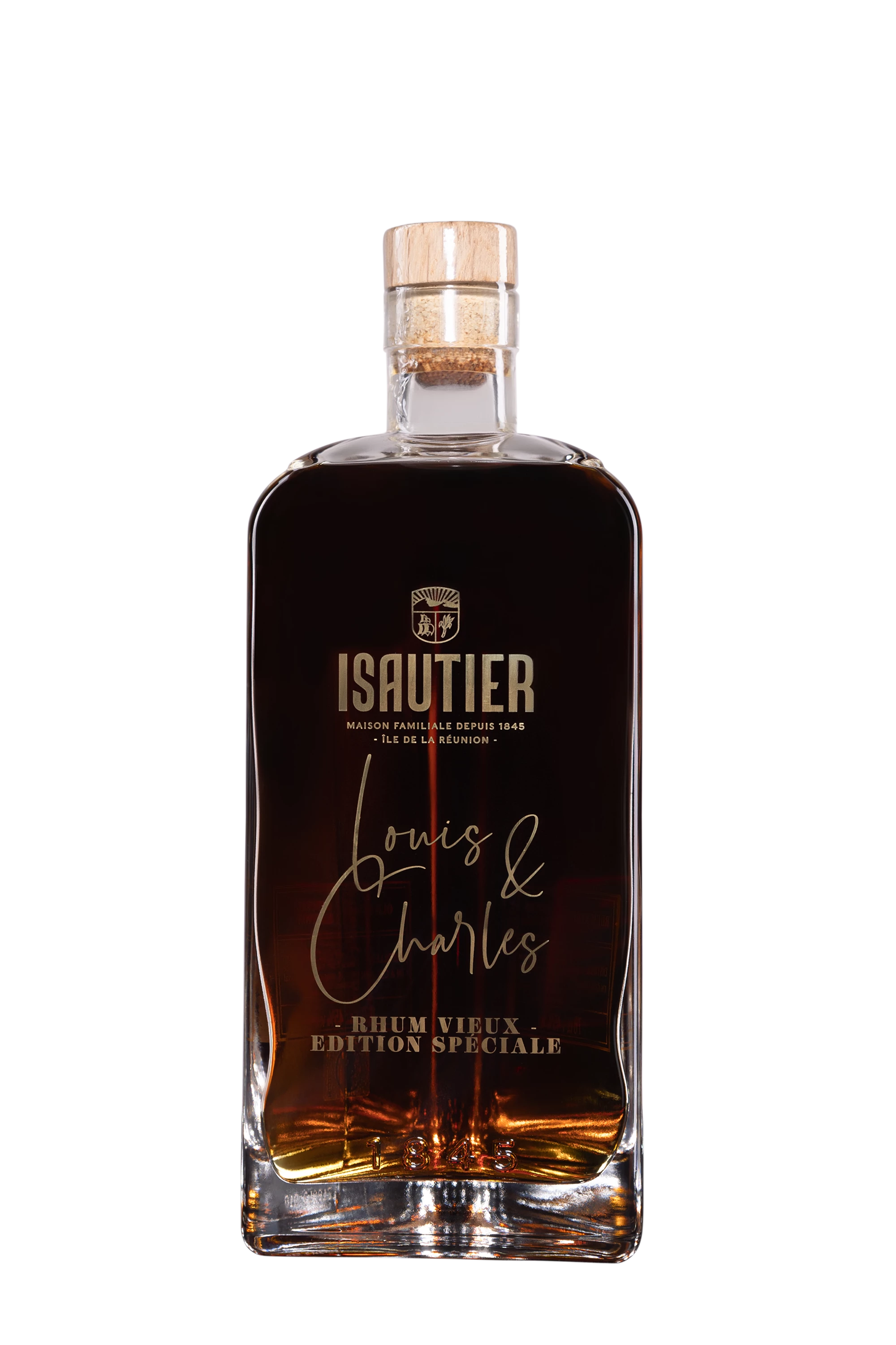 Isautier - Rhum Vieux de la Réunion "Louis & Charles" Brun 45° Giftbox, 70cl