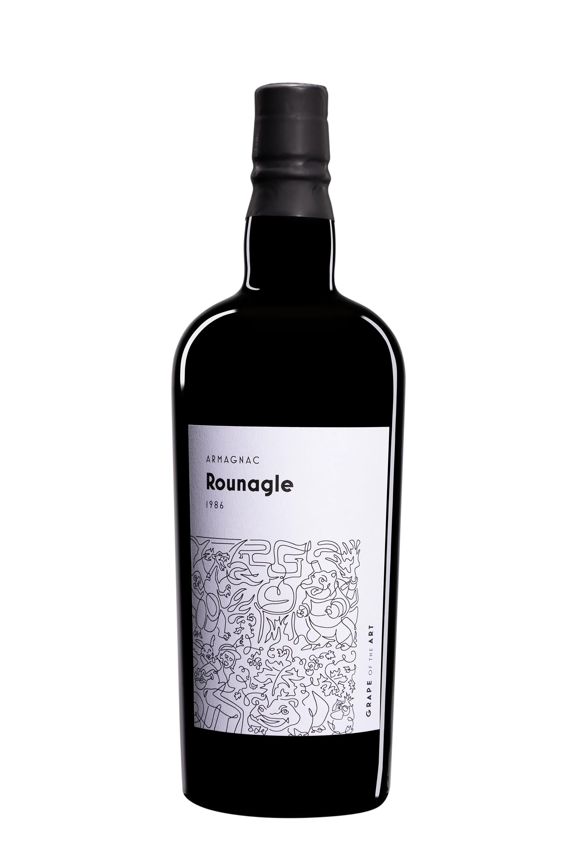 Grape of the Art - Armagnac-Ténazères "Rounagle" 1986 Giftbox 51.3°, 70cl