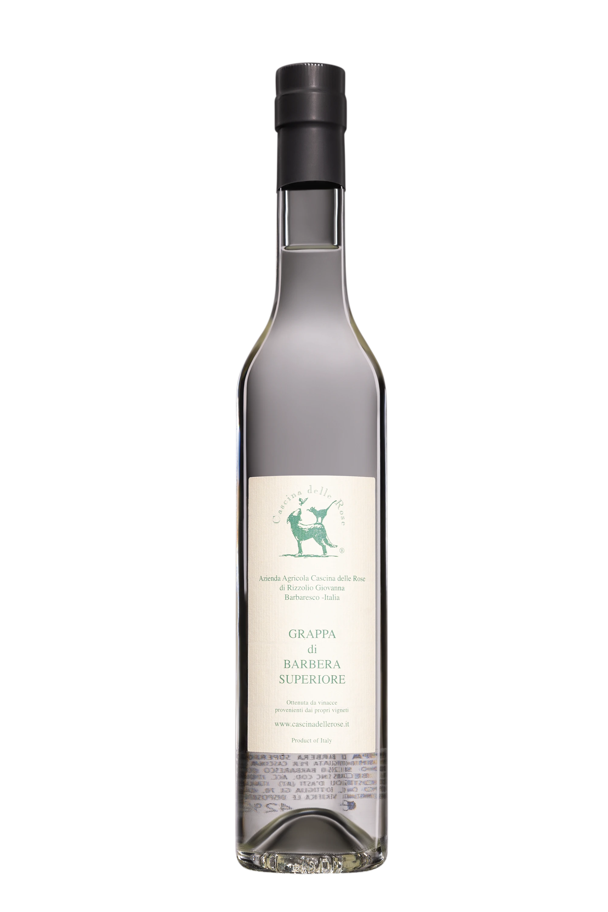 Cascina delle Rose - Grappa di Barbera Superiore Blanc 42°, 50cl
