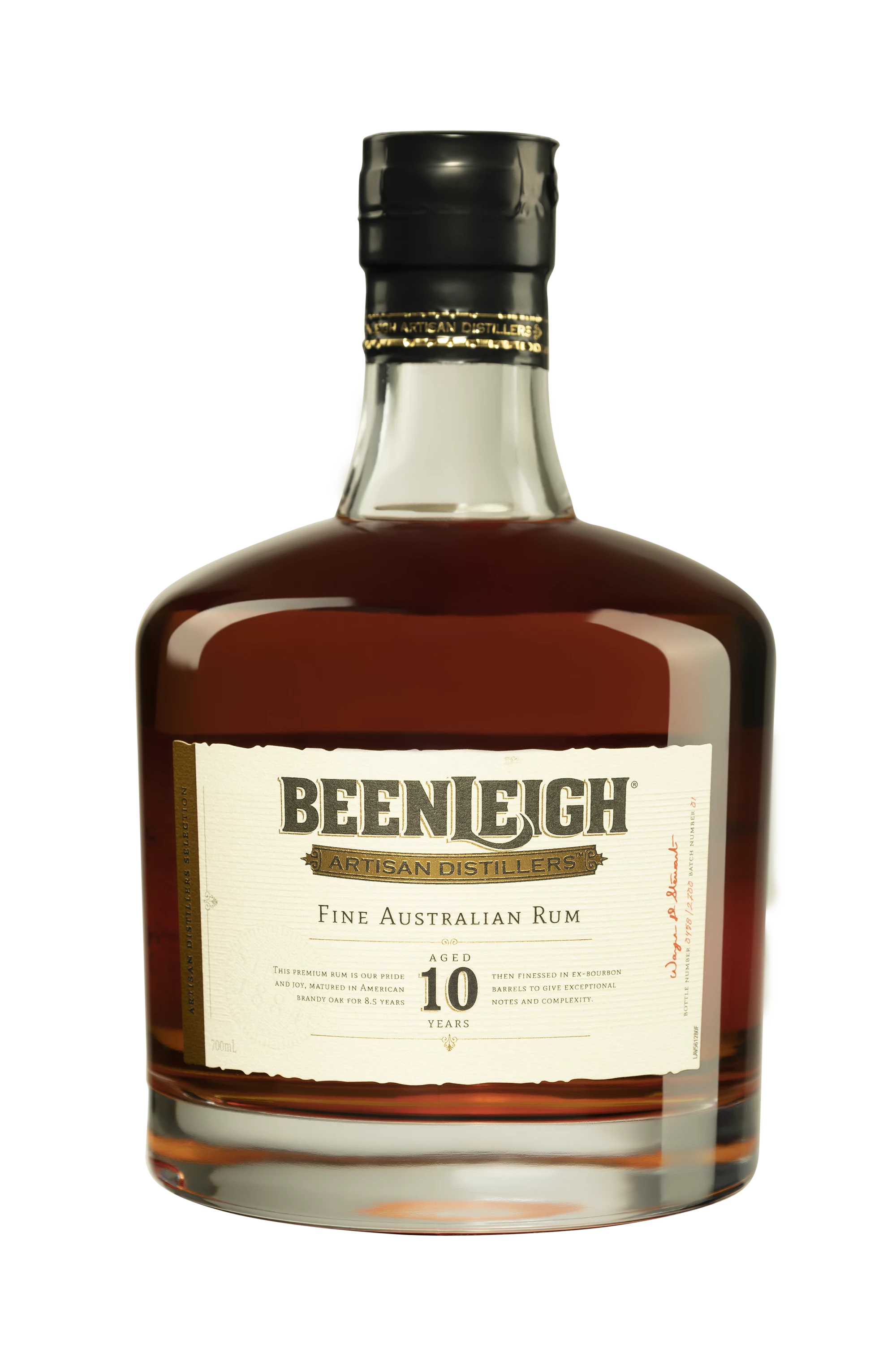 Beenleigh - Molasses Australian Rhum "10 Ans" Brun 42°, 70cl