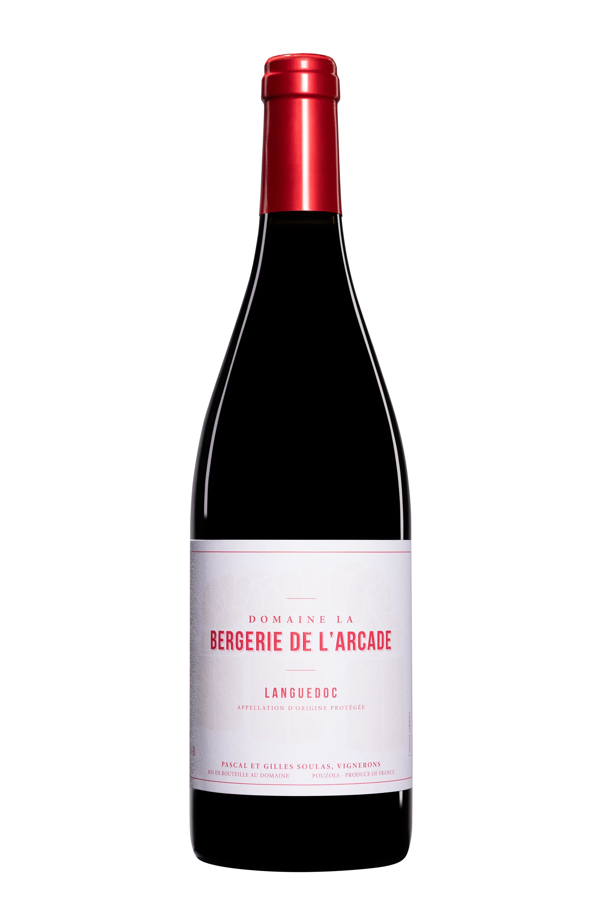 Domaine la Bergerie de l'Arcade - Languedoc Rouge 2023 14.5°, 75cl