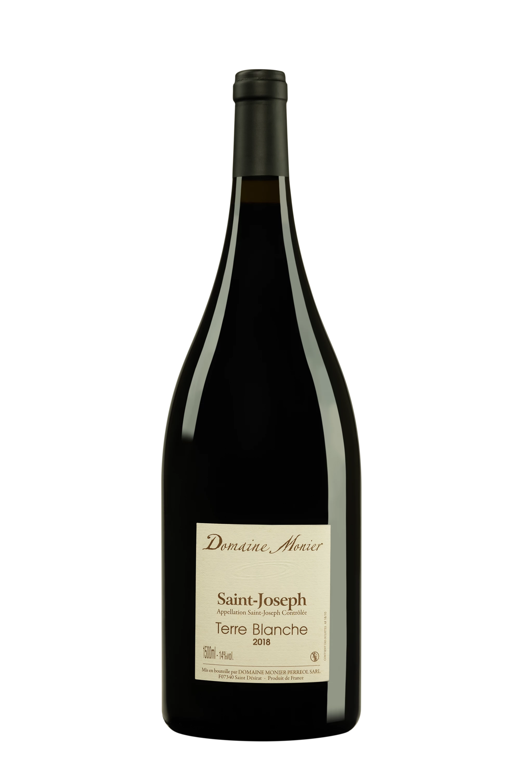 Domaine Monier Perréol - Saint-Joseph "Terre Blanche" Rouge 2018 14°, 150cl