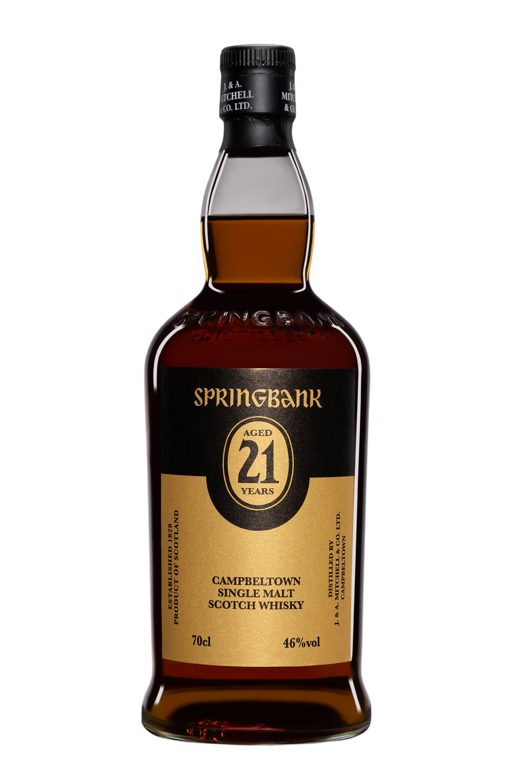 Springbank - Single Malt Scotch Whisky "21 Ans - Release 2024" Brun NV 46° Giftbox, 70cl