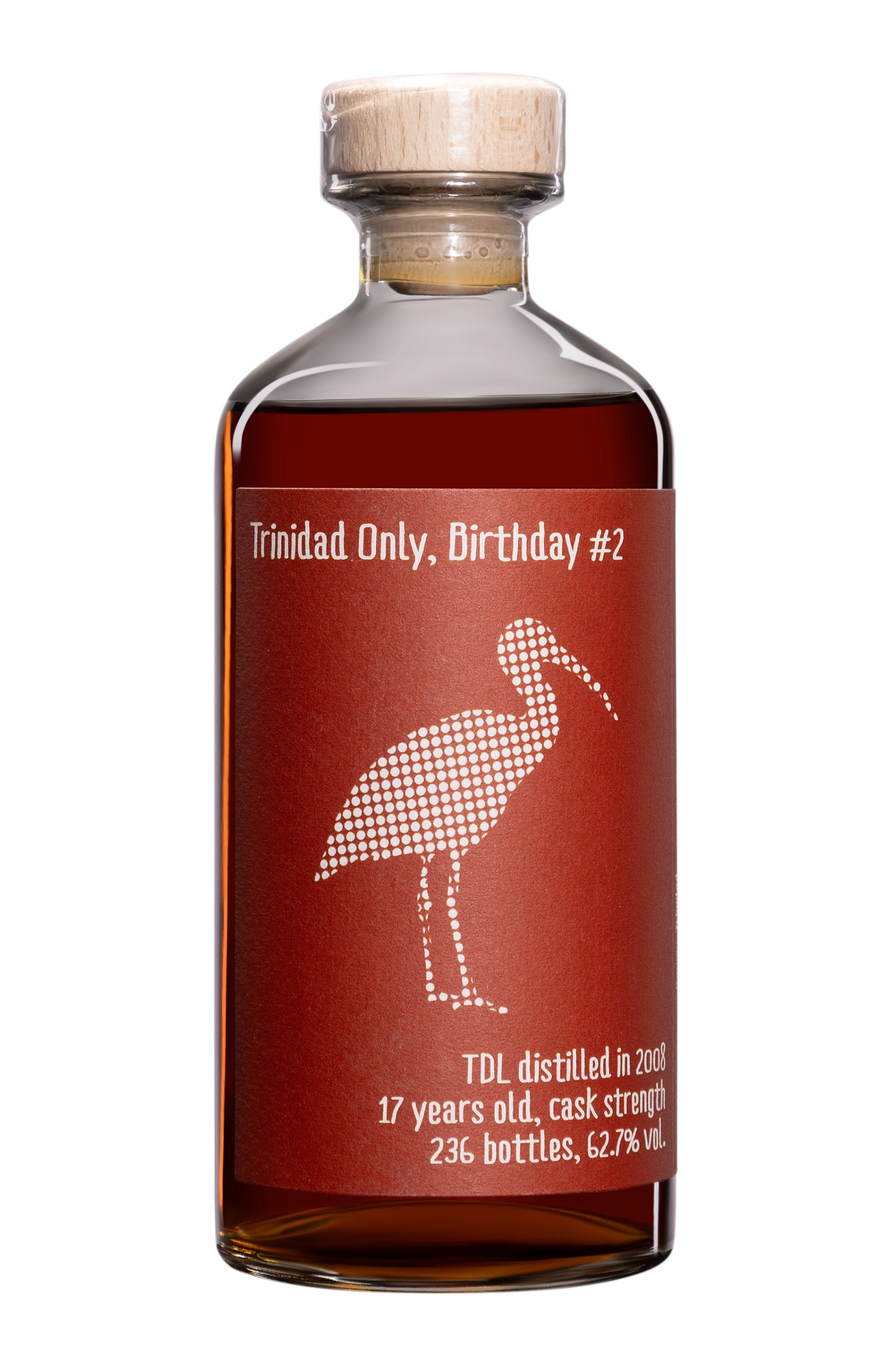 Spirit of the Day - Molasses Trinidadian Rhum "17 Ans Trinidad Distillers Limited" Brun 2008 62.7°, 50cl
