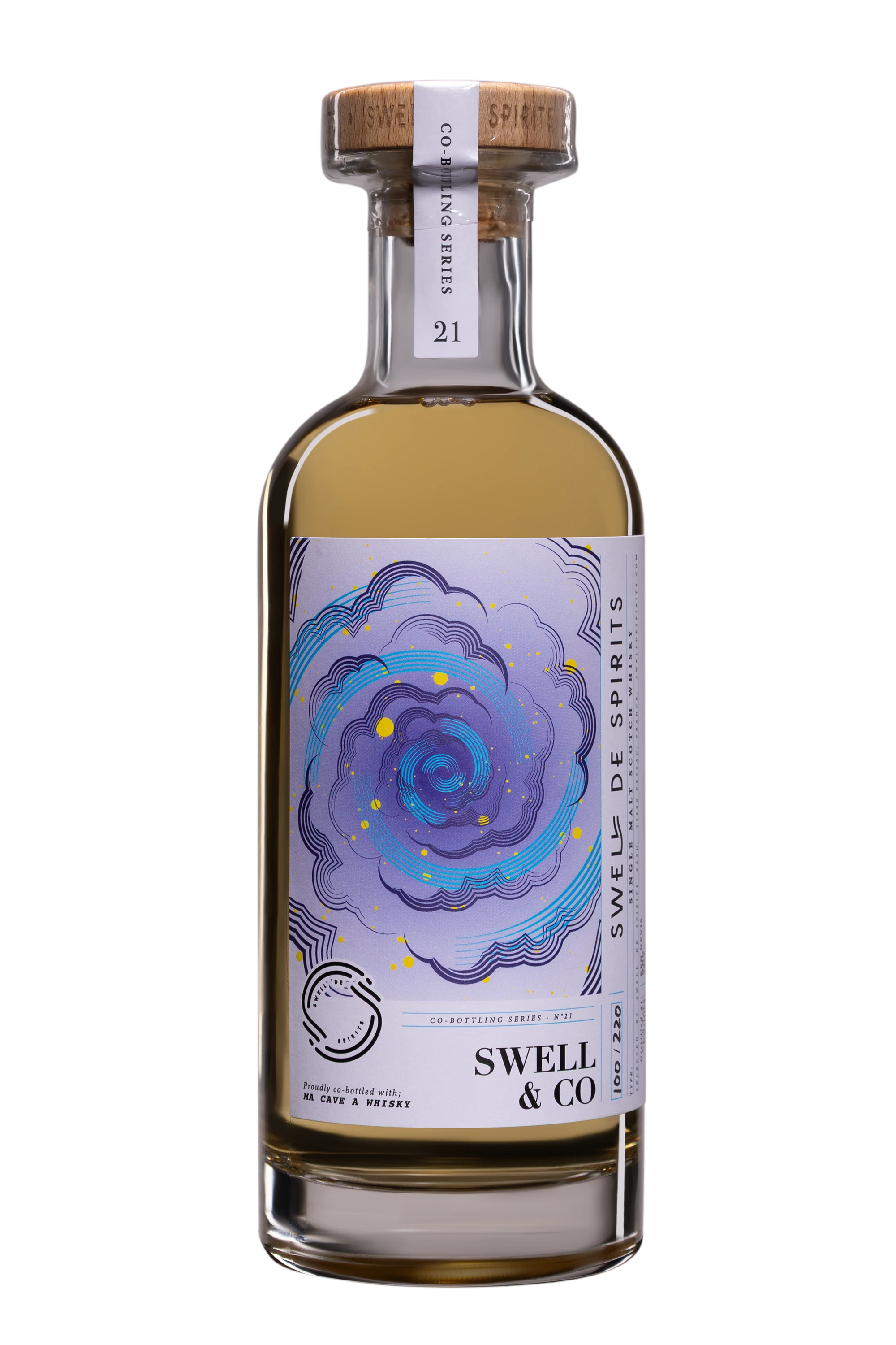 Swell de Spirits - Single Malt Scotch Whisky "Ben Nevis - Swell & Co Series N°21" Brun 2014 57.7°, 50cl
