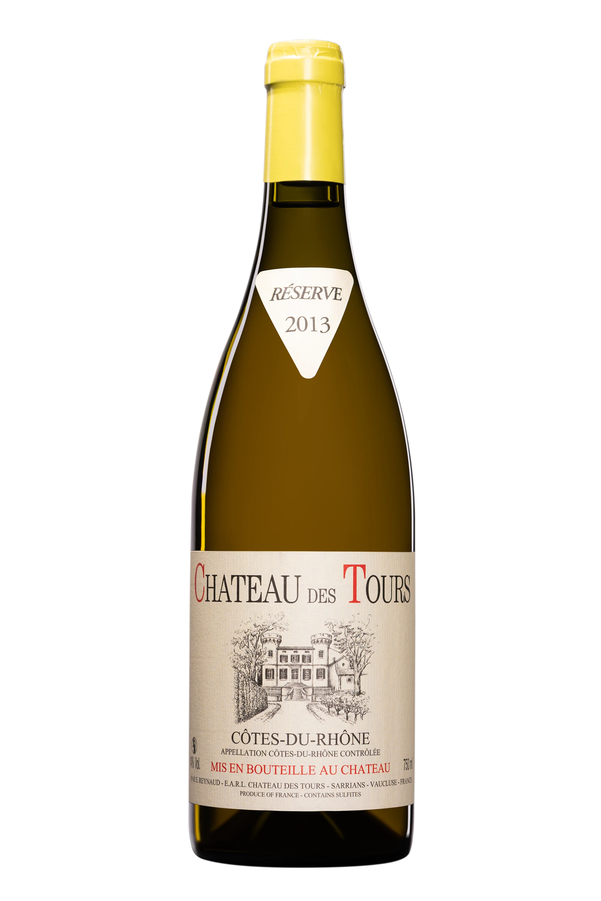 Château des Tours - Côtes du Rhône Blanc 2013 14°, 75cl