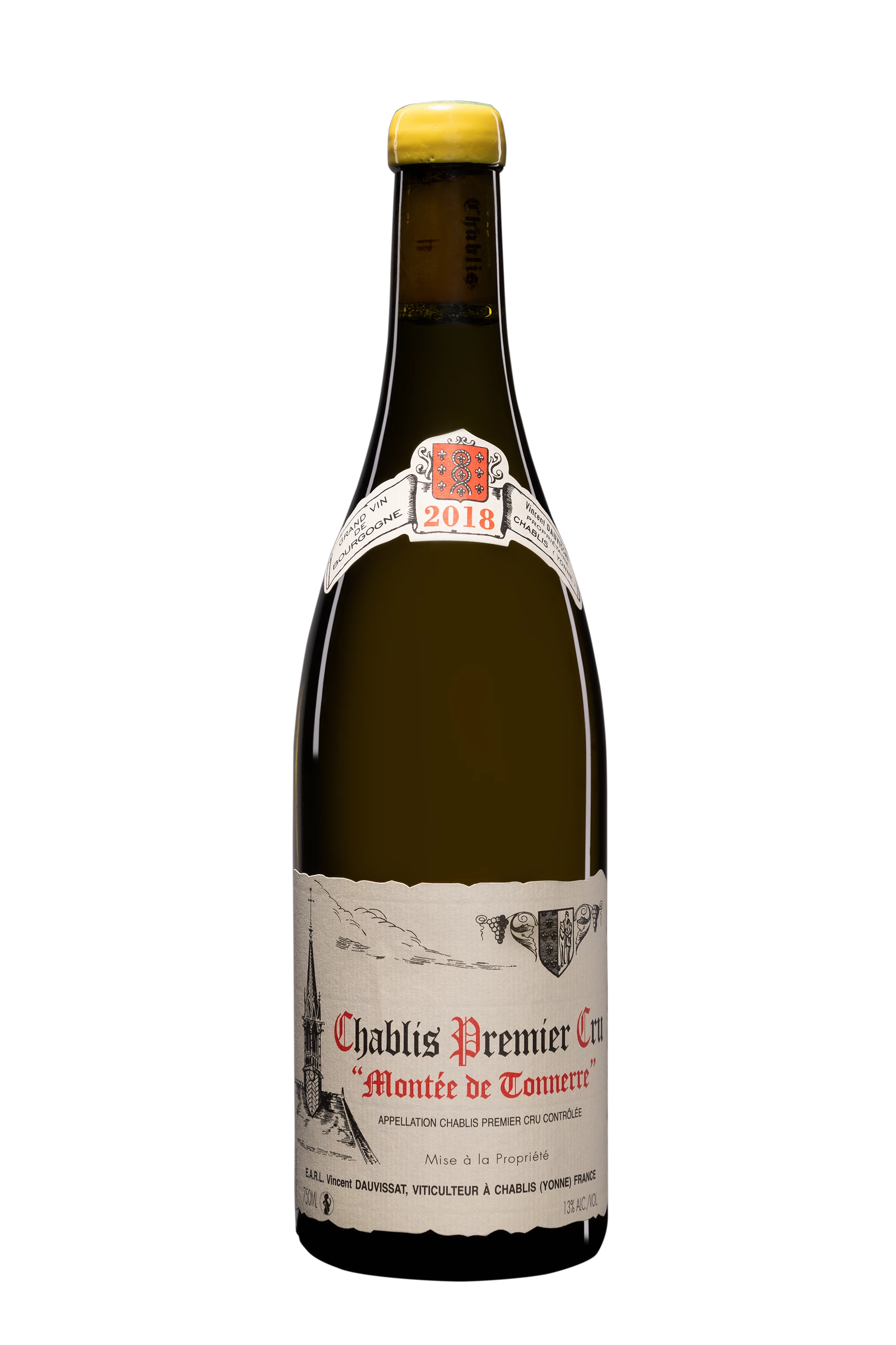 Domaine Vincent Dauvissat - Chablis 1er Cru "Montée de Tonnerre" Blanc 2018, 75cl