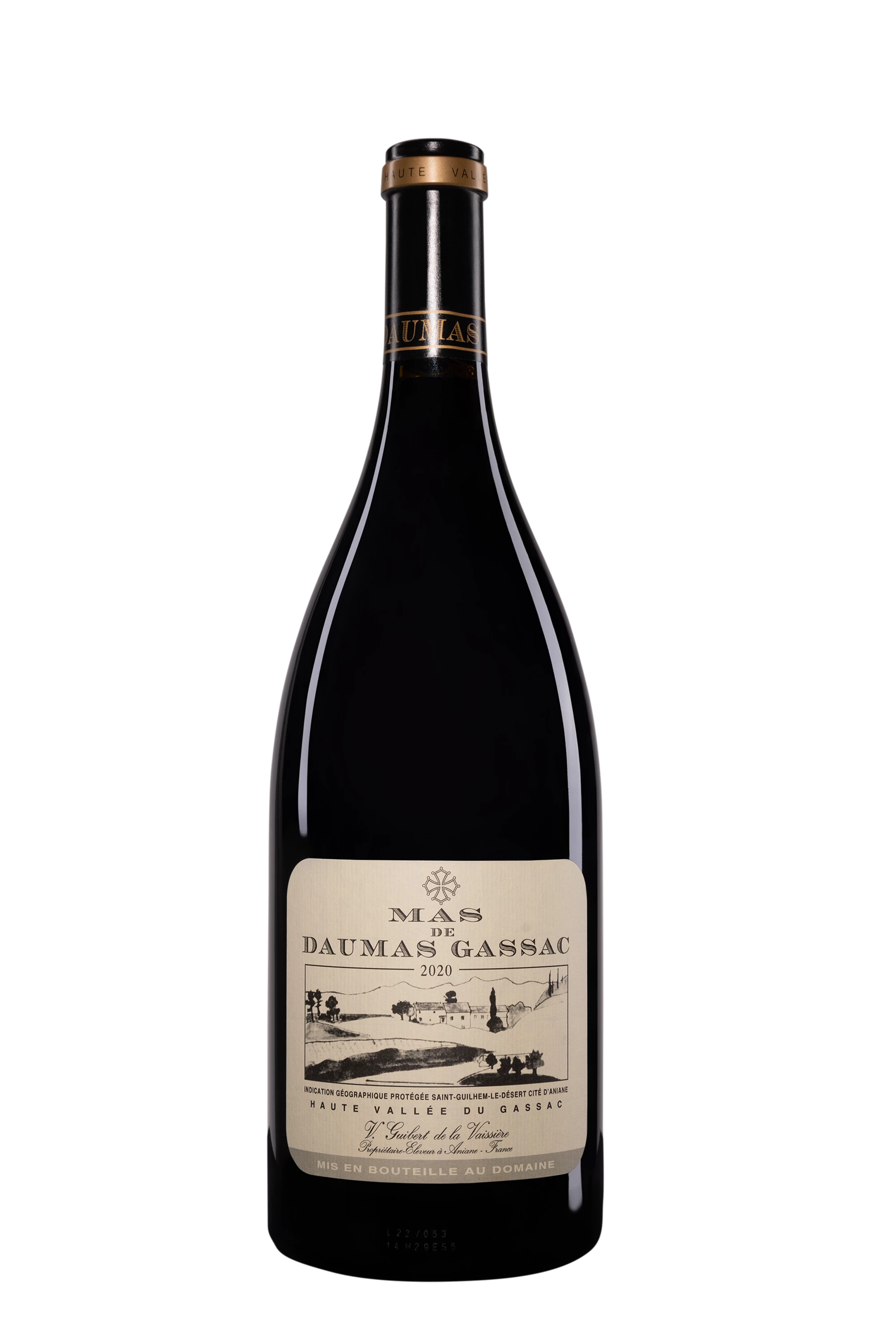 Mas Daumas Gassac - Vin de Pays de Saint Guilhem-le-Désert - Cité d'Aniane Rouge 2020, 150cl