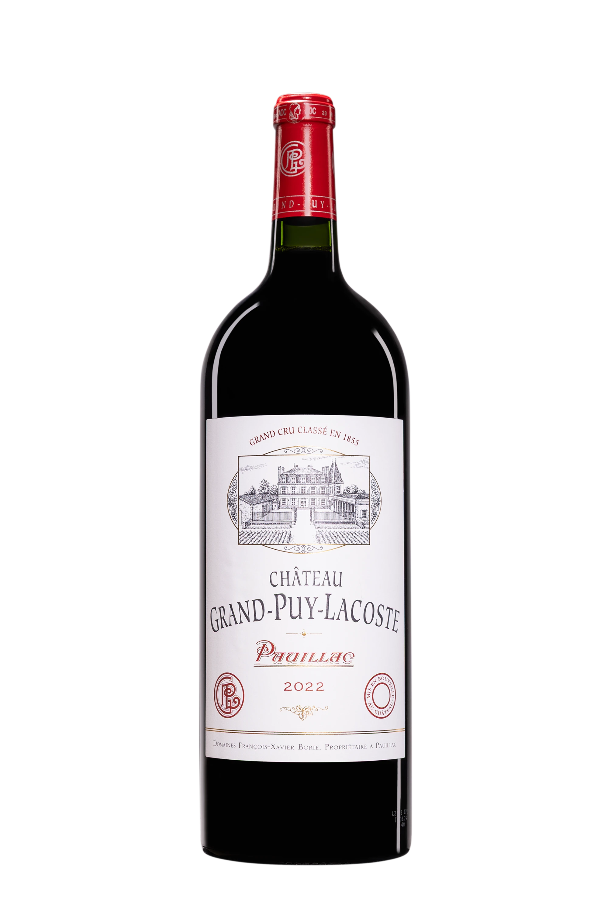 Château Grand-Puy-Lacoste - Pauillac 5ème Grand Cru Classé "5ème Grand Cru Classé" Rouge 2022 14°, 150cl