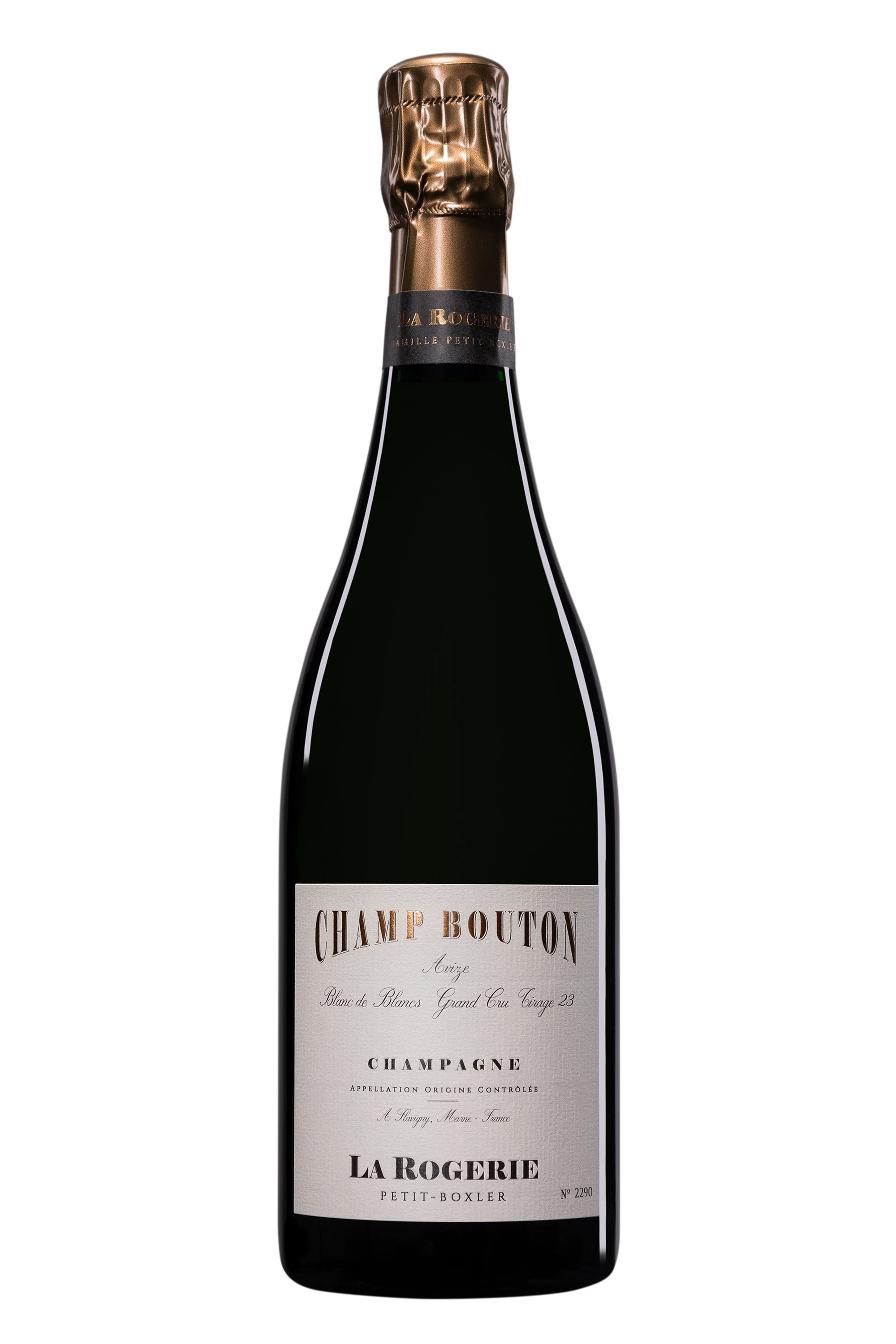 Domaine La Rogerie - Champagne Brut Nature Grand Cru Blanc de Blancs "Champ-Bouton" Blanc NV Dégorgement Jan. 2026 12.5°, 75cl