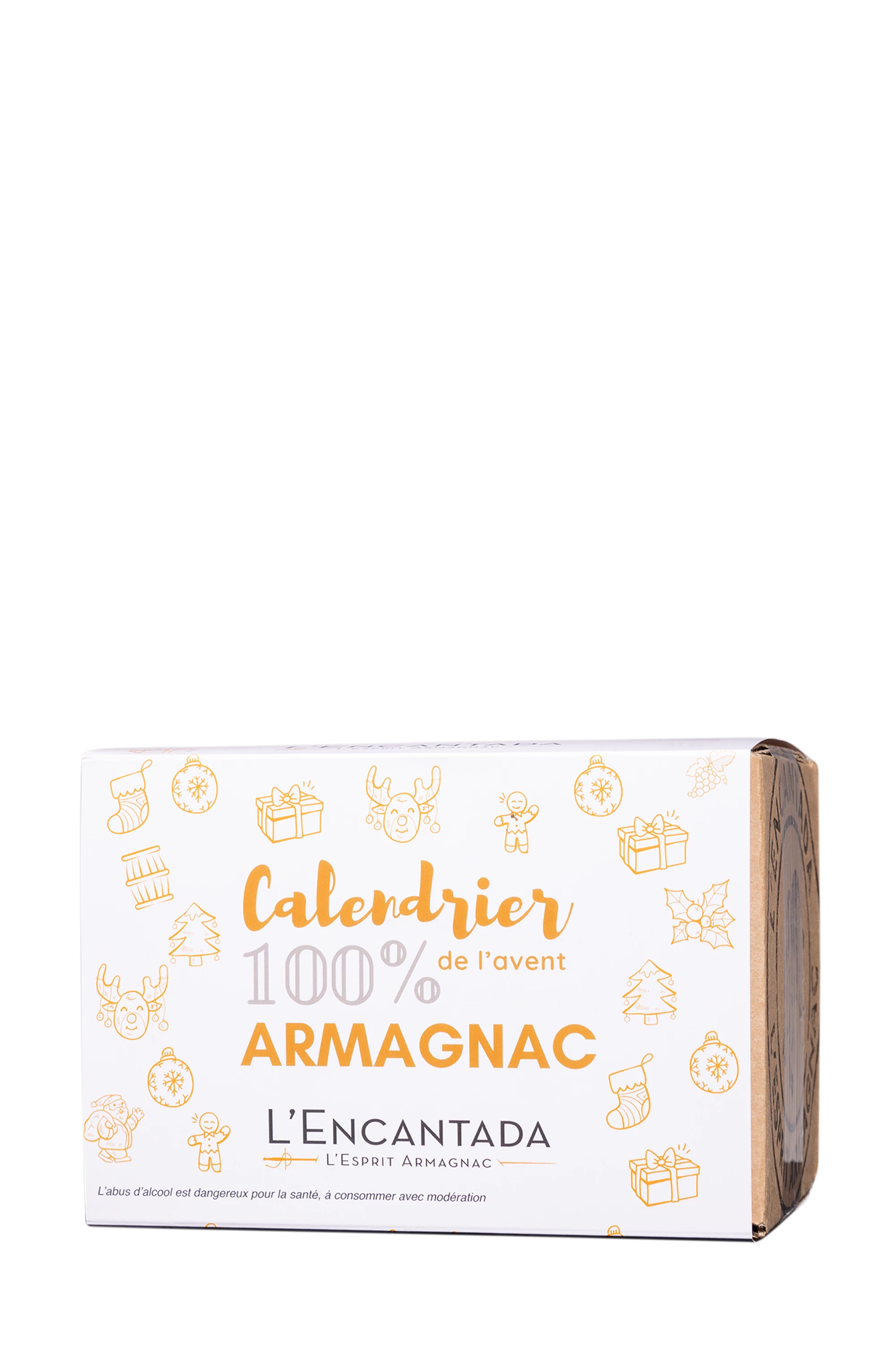 L'Encantada - Armagnac "Calendrier de l'Avent : 24x3cl" Brun Giftbox, 72cl