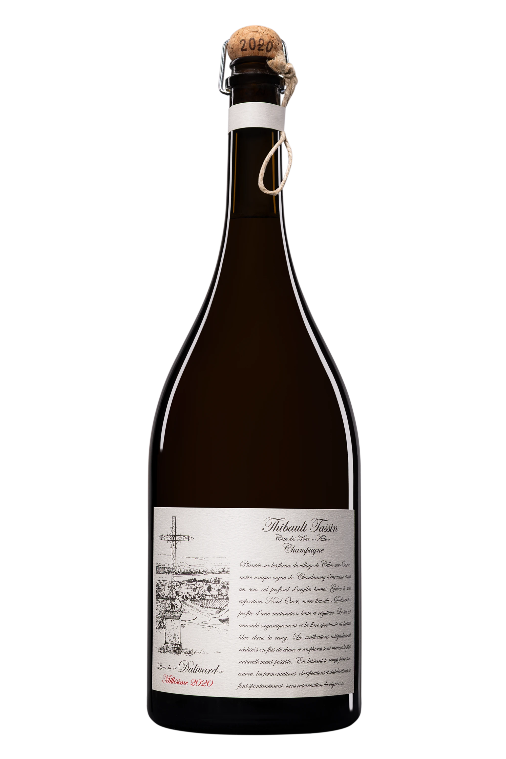 Domaine Alizée et Thibaut Tassin - Champagne Brut Nature Blanc de Blancs Millésimé "Dalivard" Blanc 2020 11.5°, 150cl