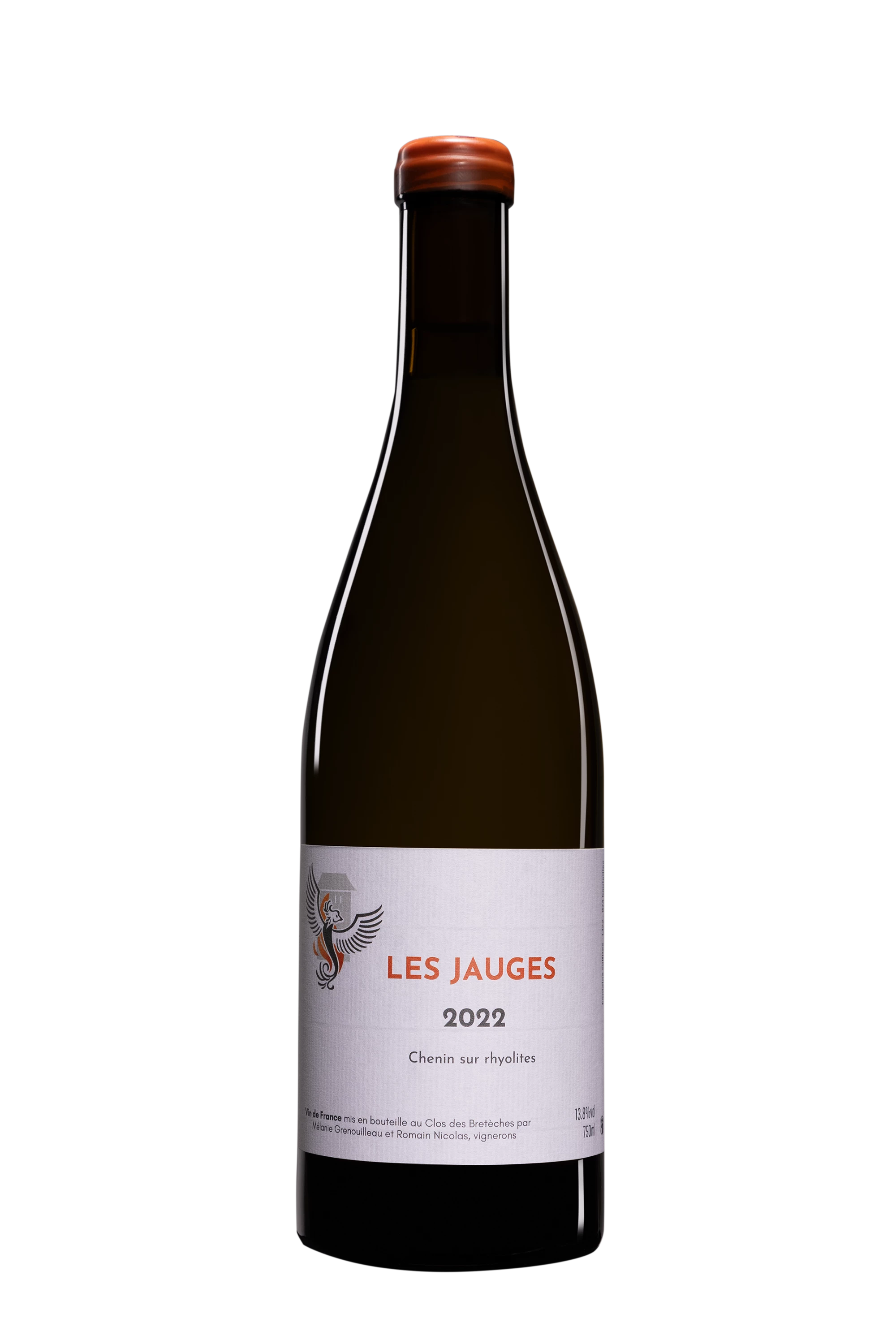 Clos des Bretèches - Anjou "Les Jauges" Blanc 2022 13.8°, 75cl