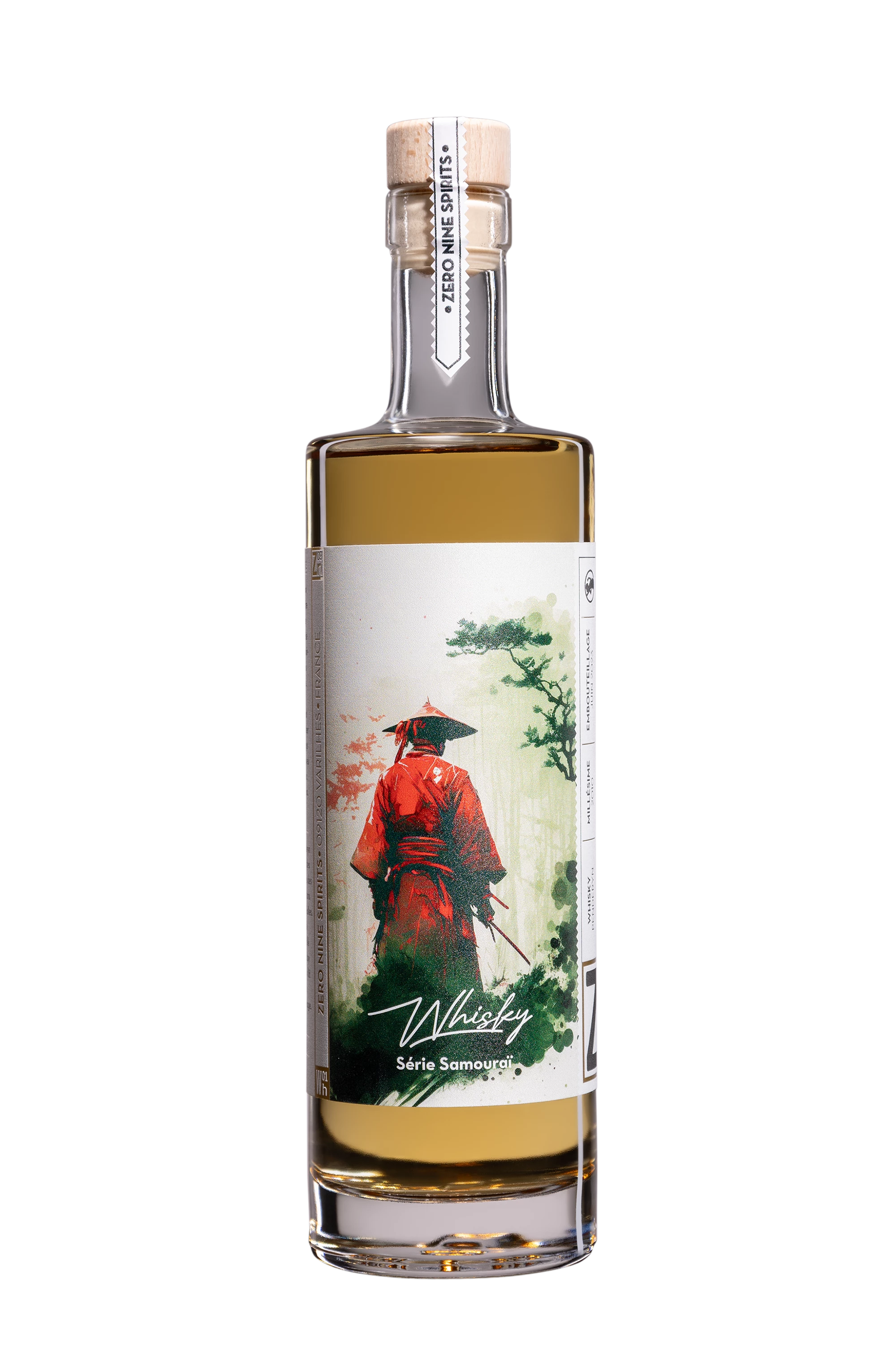 Zero Nine Spirits - Single Malt Wales Whisky "12 Ans Penderyn - Série Samouraï" 58.2°, 50cl