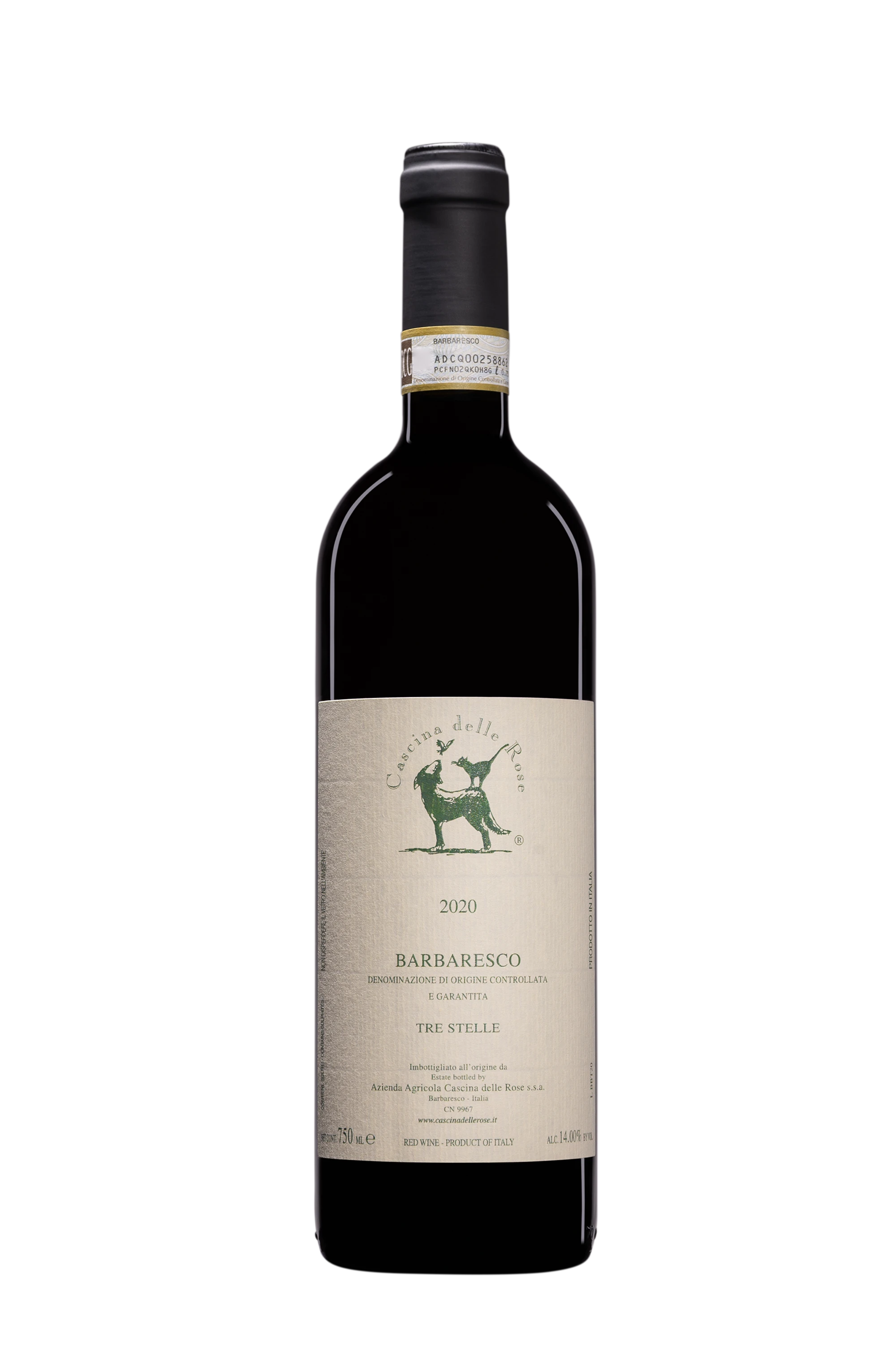 Cascina delle Rose - Barbaresco "Tre Stelle" Rouge 2020 14°, 75cl
