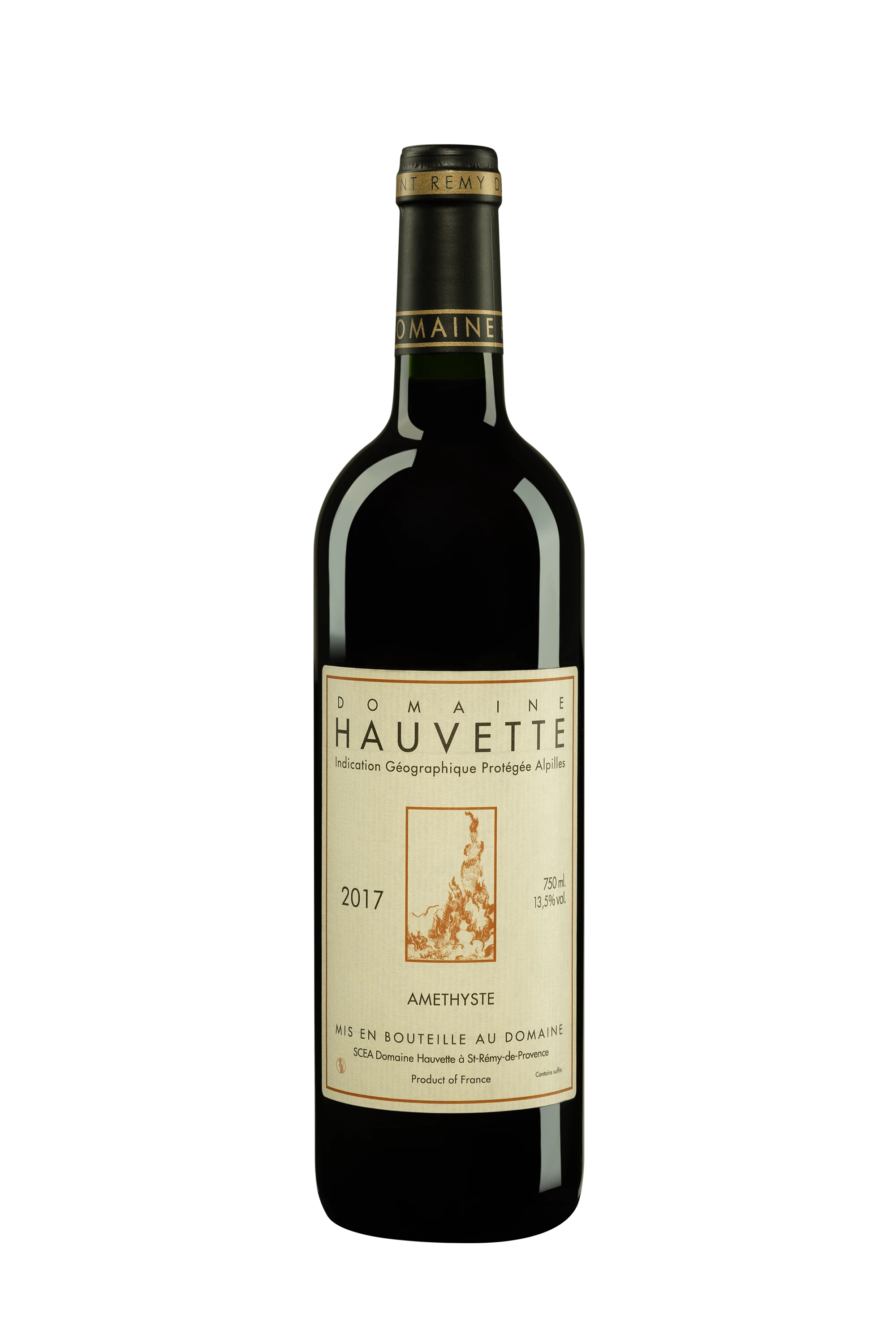 Domaine Hauvette - Vin de Pays des Alpilles "Améthyste" Rouge 2017, 75cl