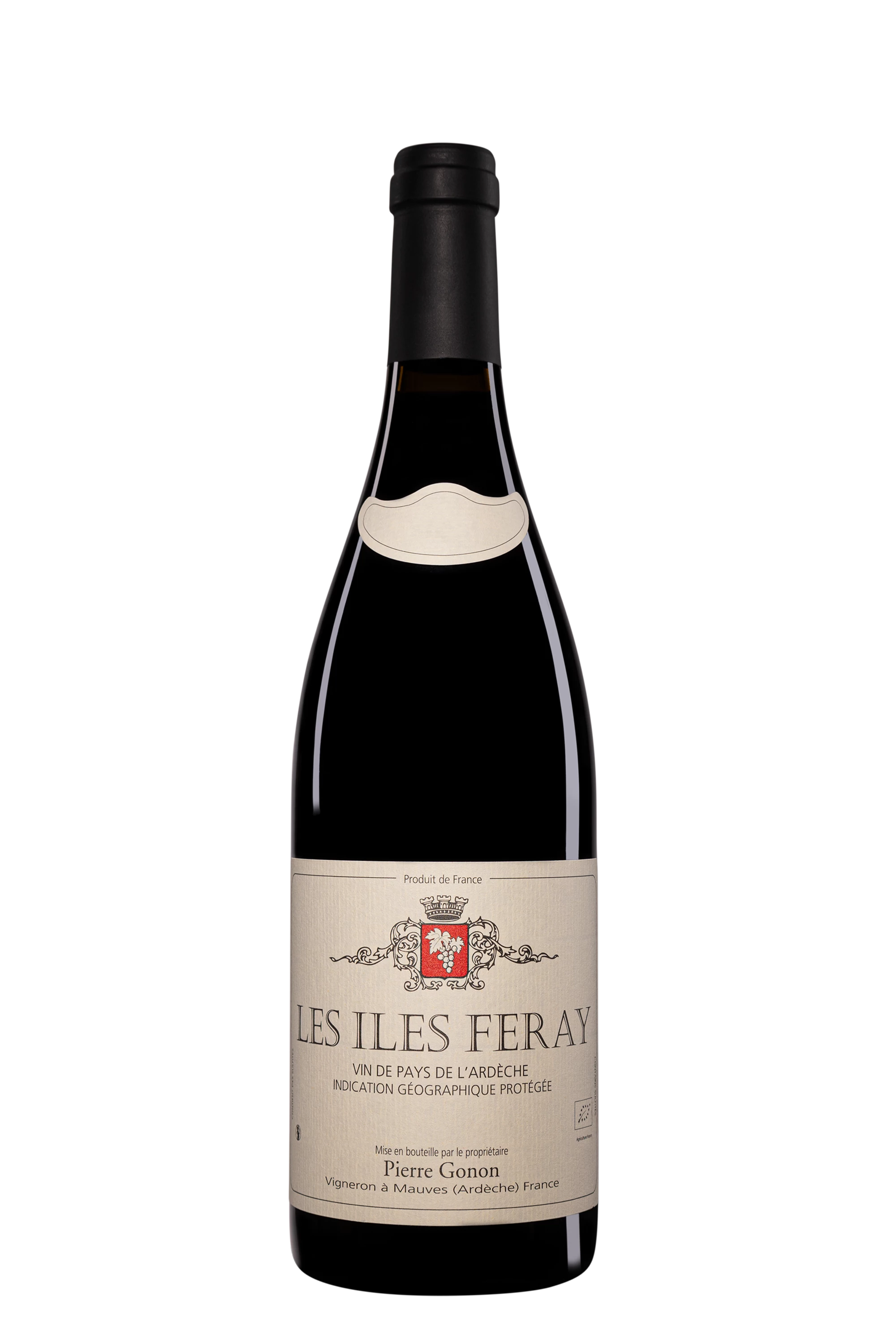 Domaine Pierre Gonon - Vin de Pays de l'Ardèche "Les Iles Feray" Rouge 2021 12.5°, 75cl