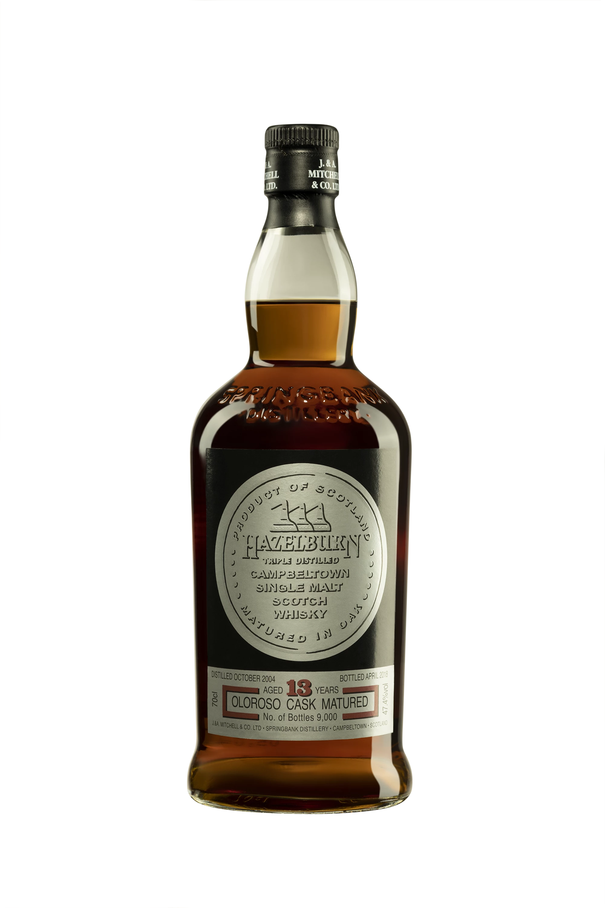 Springbank - Single Malt Scotch Whisky "Hazelburn 13 Ans - Oloroso Cask Matured" 47.4° Giftbox, 70cl
