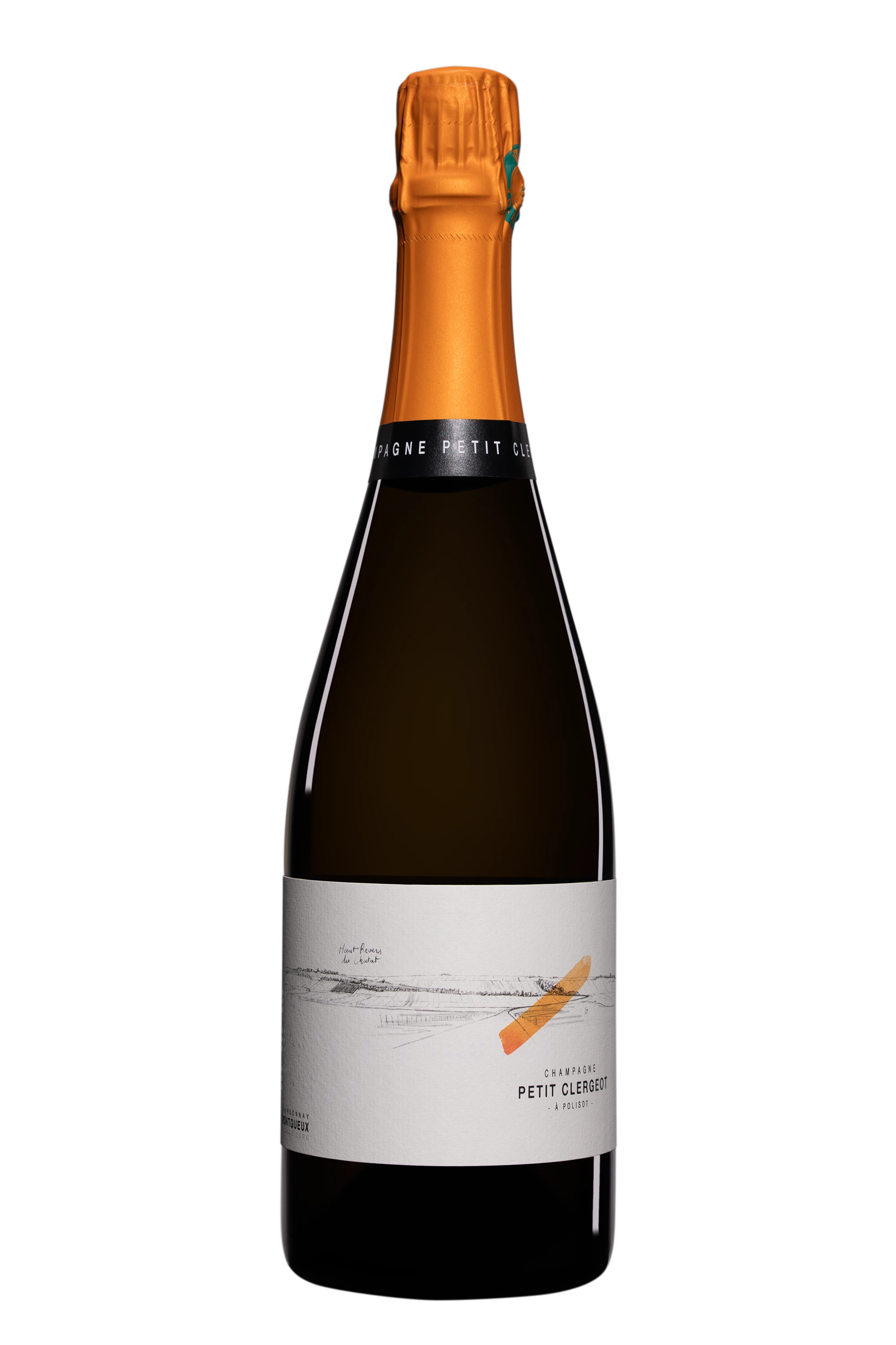 Domaine Petit Clergeot - Champagne Brut Nature Blanc de Blancs "Haut Revers du Chûtat" Blanc Vendange 2022 Dégorgement 15 Jan. 2025 12.5°, 75cl