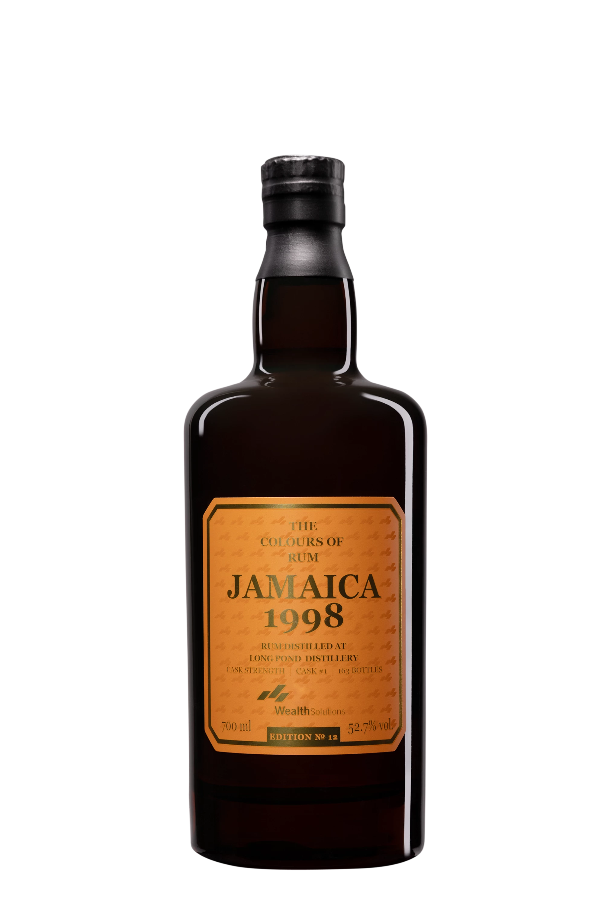 The Colours of Rum - Molasses Jamaican Rhum "23 Ans Long Pond - Single Cask - N°12" Brun 1998 52.7° Giftbox, 70cl