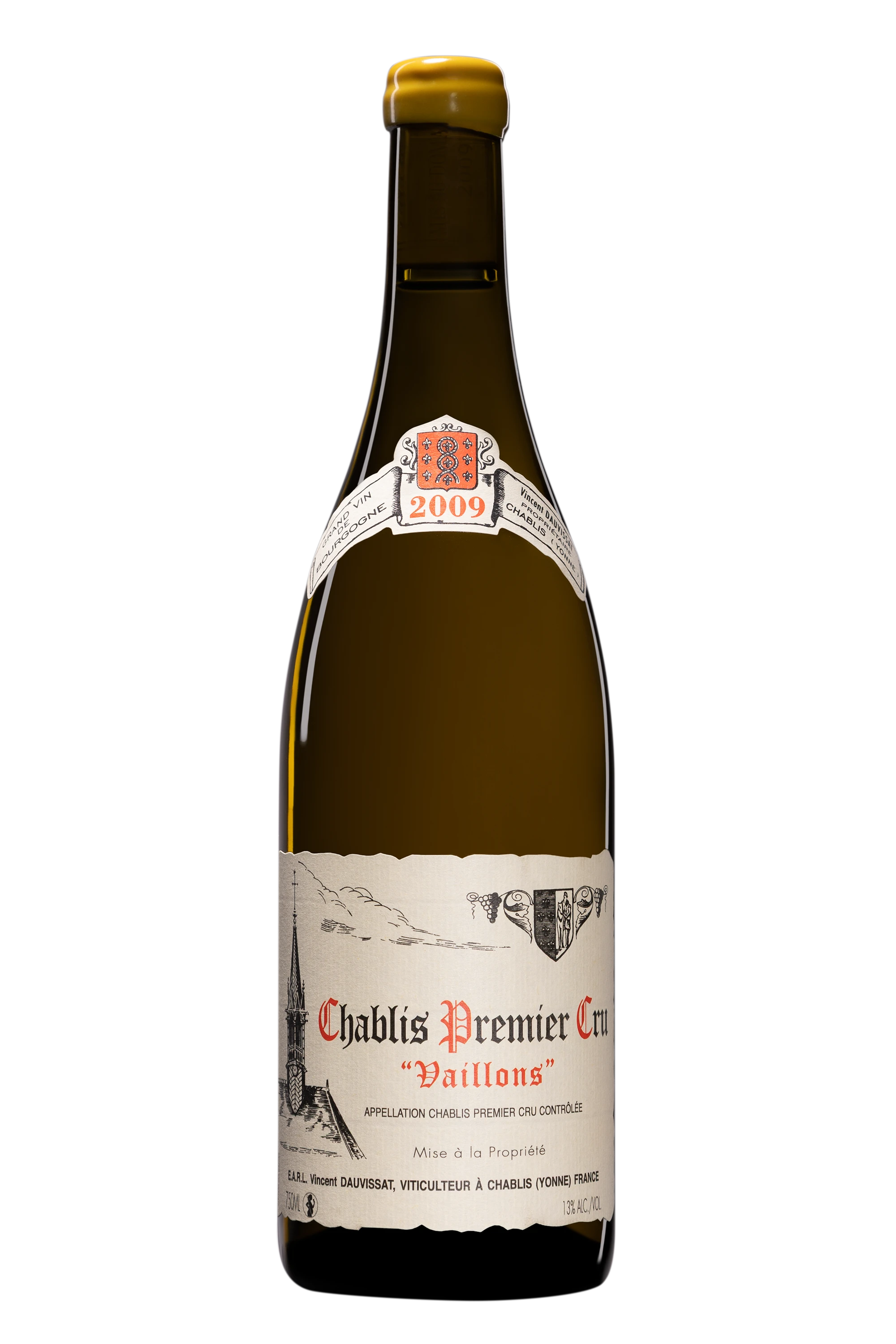 Domaine Vincent Dauvissat - Chablis 1er Cru "Vaillons" Blanc 2009 13°, 75cl