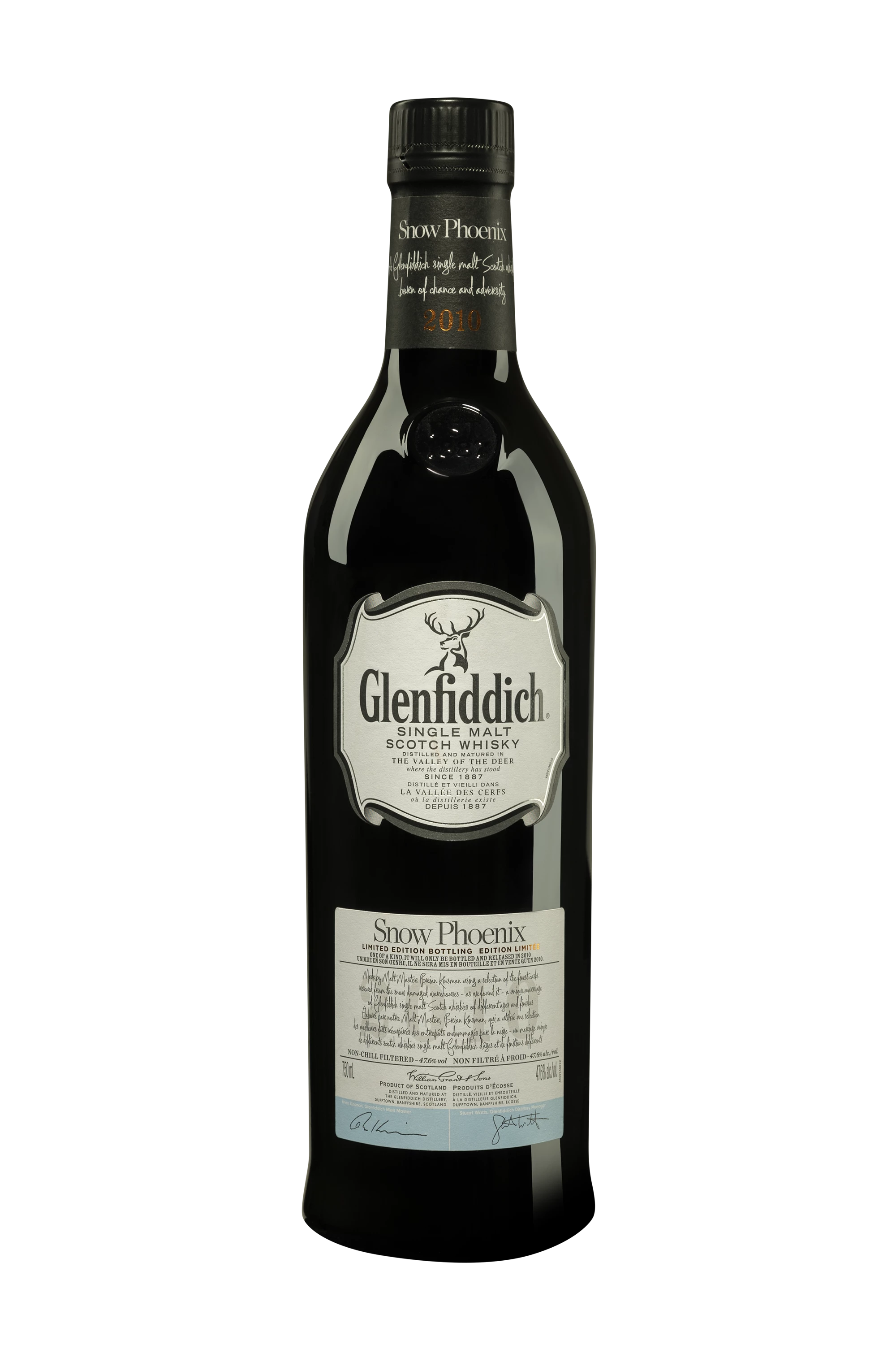 Glenfiddich - Single Malt Scotch Whisky "Snow Phoenix" 2010 47.6°, 70cl