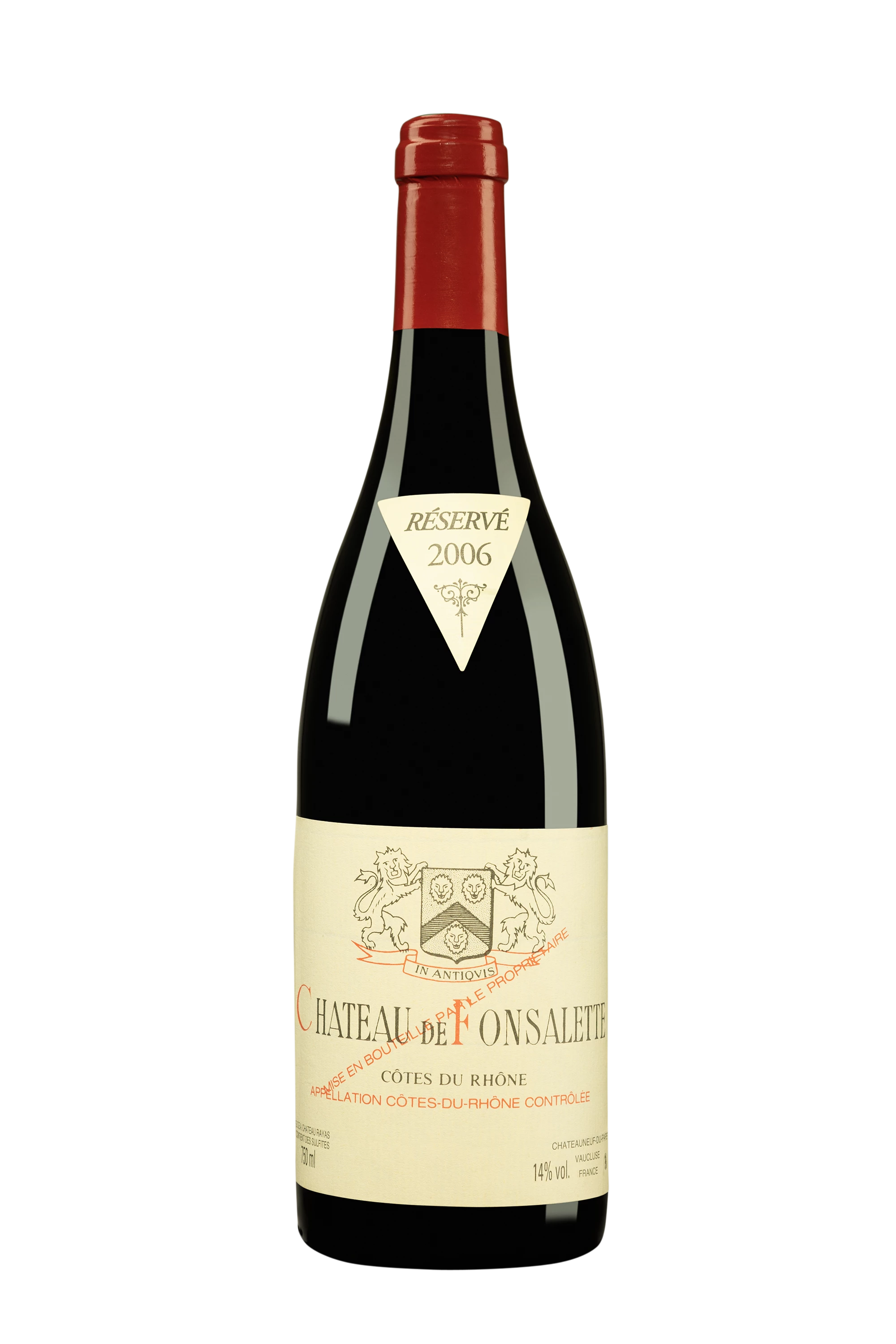 Château de Fonsalette - Côtes du Rhône Rouge 2006, 75cl