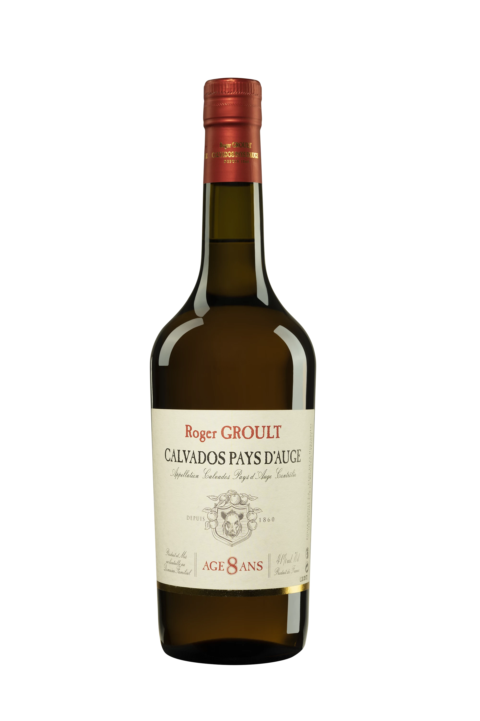 Roger Groult - Calvados du Pays d'Auge "8 Ans" 41° Giftbox, 70cl