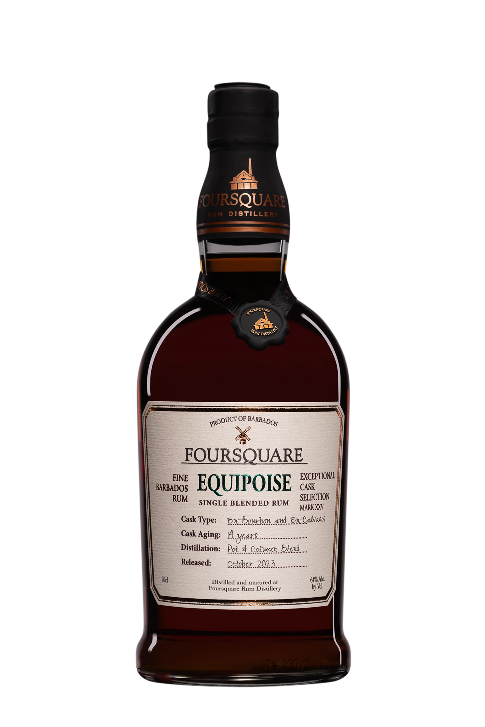 Foursquare - Molasses Barbados Rhum "14 Ans Equipoise" Brun 61°, 70cl