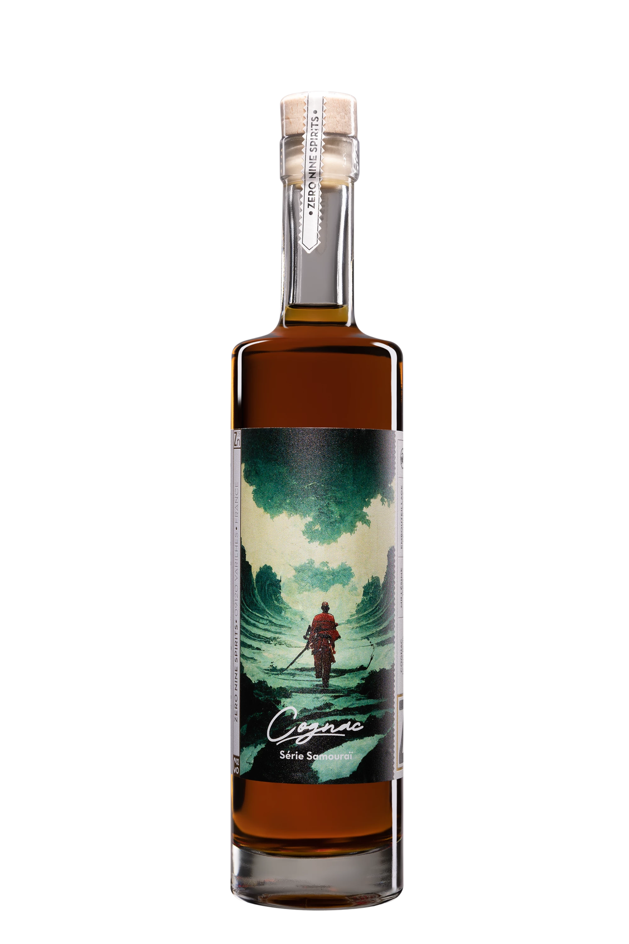 Zero Nine Spirits - Cognac Bons Bois "Grosperrin - Série Samouraï" 1980 58.2°, 50cl