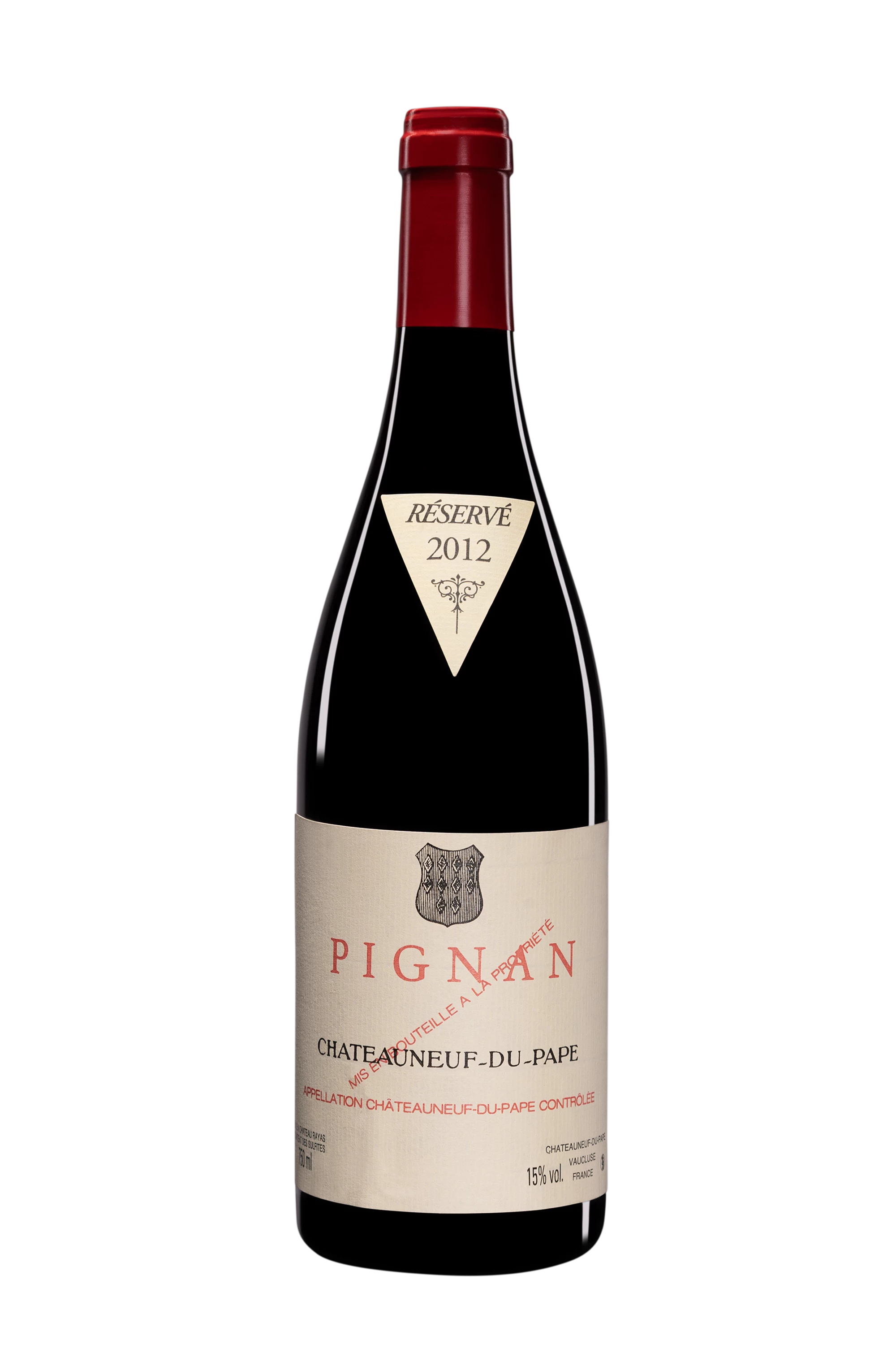 Château Rayas - Châteauneuf-du-Pape "Pignan" Rouge 2012 15°, 75cl