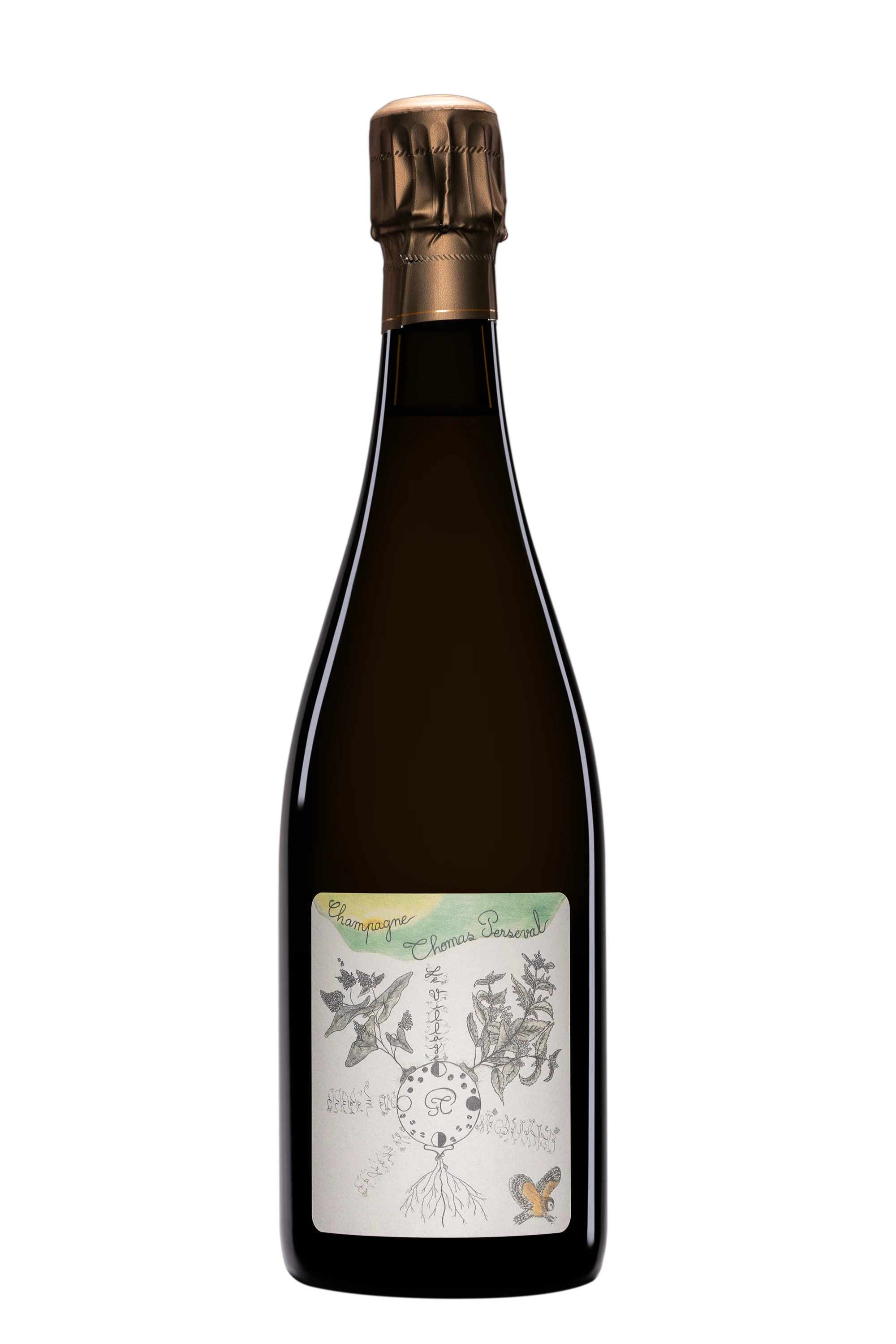 Domaine Thomas Perseval - Champagne Brut Nature Blanc de Blancs Millésimé "Le Village" Blanc 2020 Dégorgement 01.2025 12.5°, 75cl