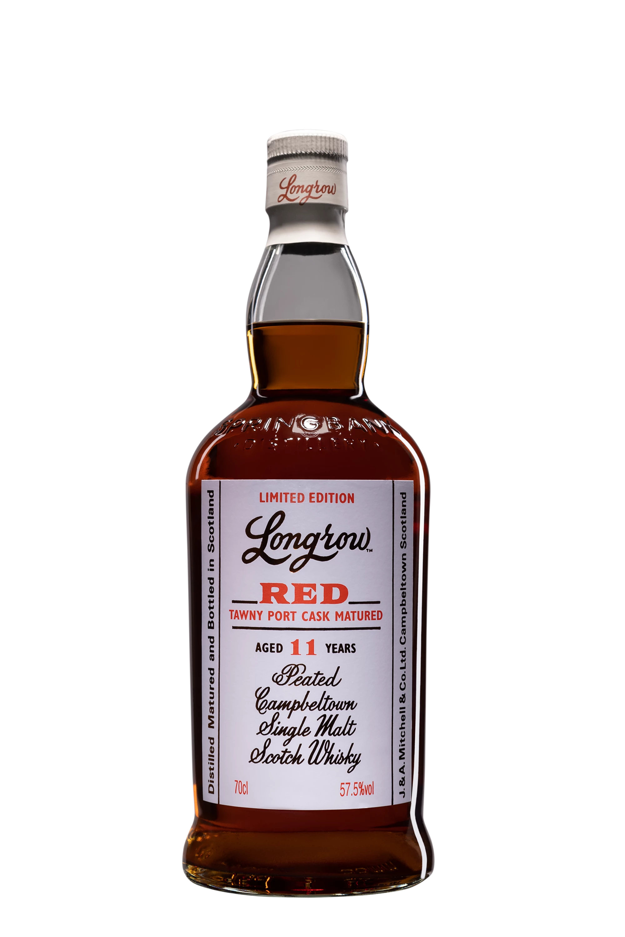 Springbank - Single Malt Scotch Whisky "11 Ans Longrow - Red Tawny" 57.5°, 70cl