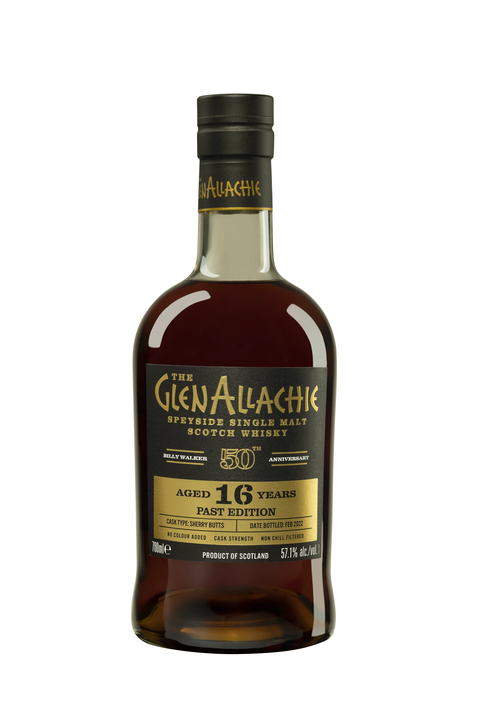 Glenallachie - Single Malt Scotch Whisky "16 Ans - Billy Walker 50th Anniversary - Past Edition" 2006 57.1° Giftbox, 70cl