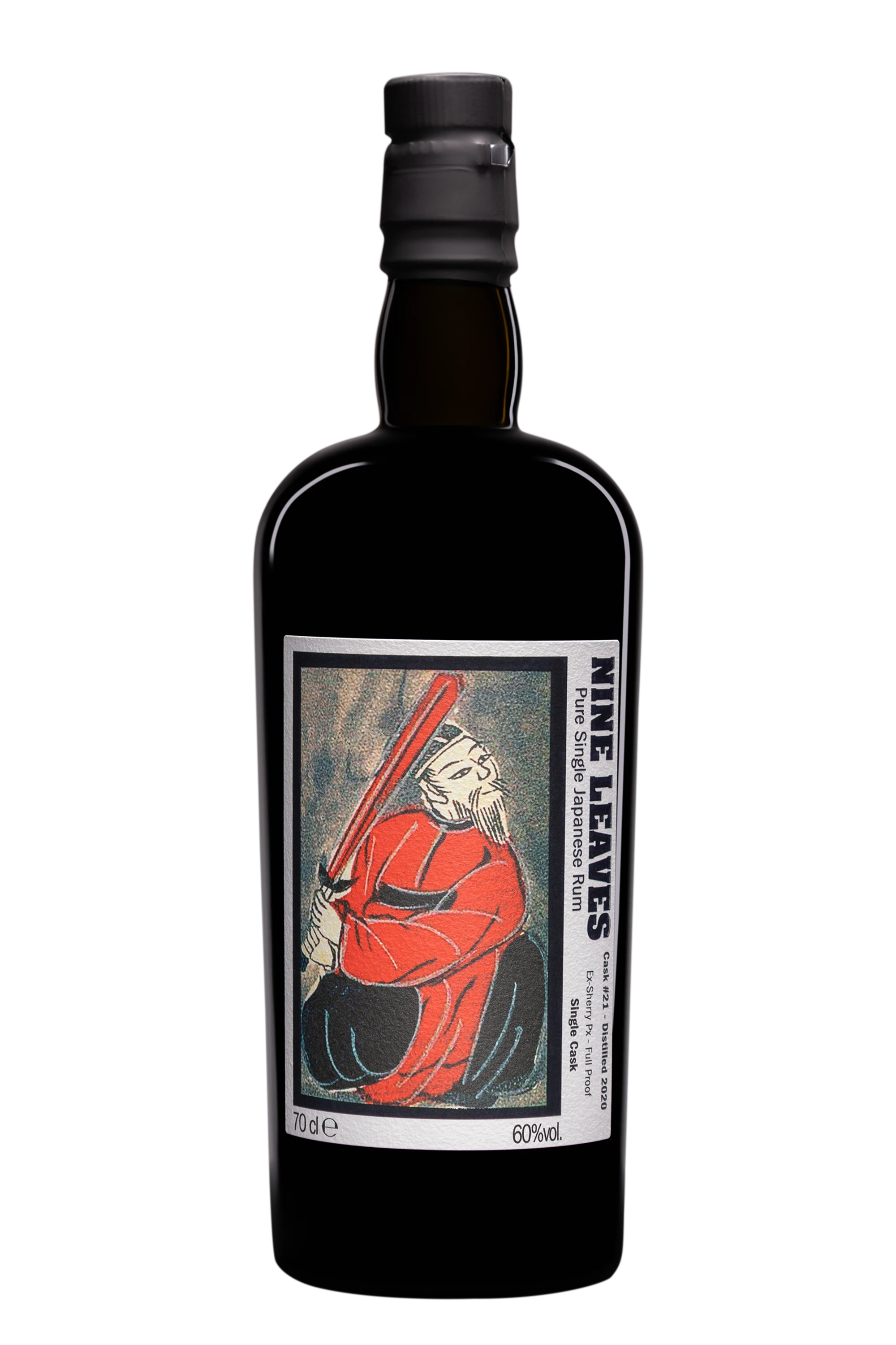 Vélier - Agricultural Japanese Rhum "5 Ans Nine Leaves - PX - Single Cask" Brun 2020 60° Giftbox, 70cl