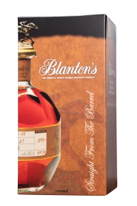 Buffalo Trace - Kentucky Bourbon "Blanton's - Straight from the Barrel" Brun NV 61.3° Giftbox, 70cl