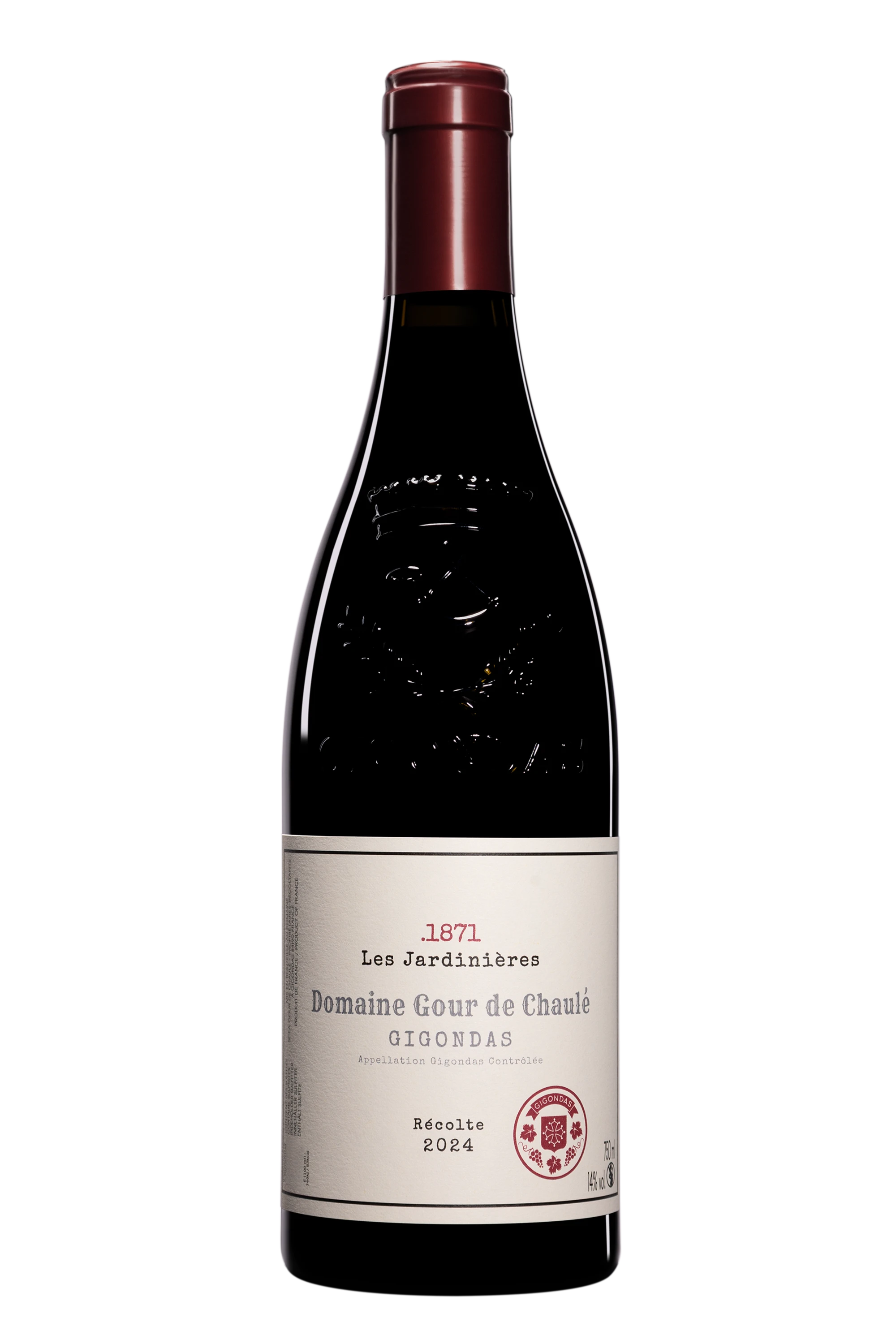 Domaine Gour de Chaulé - Gigondas "Les Jardinières .1871" Rouge 2024 14°, 75cl