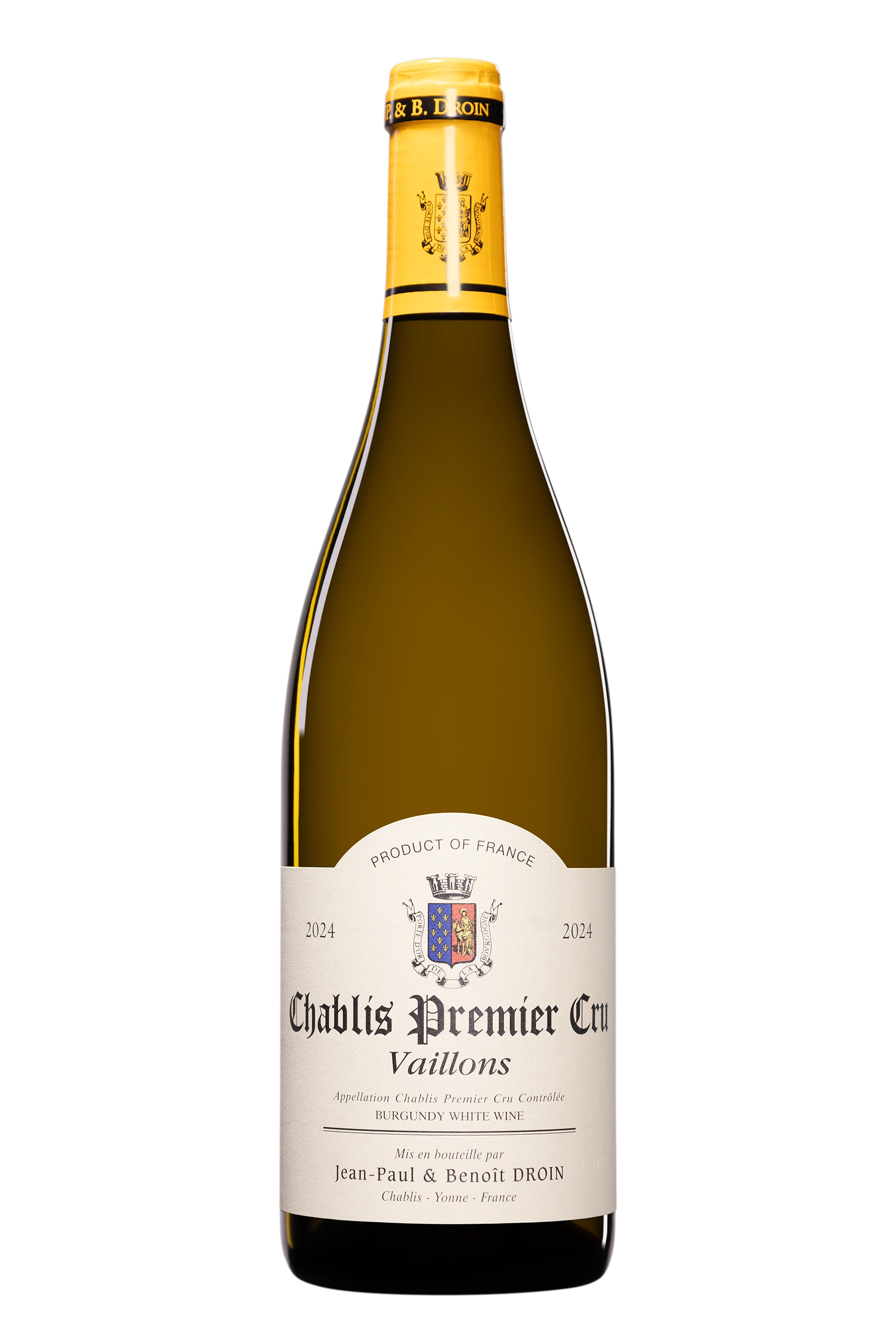 Domaine Jean-Paul Droin - Chablis 1er Cru "Vaillons" Blanc 2024 13°, 75cl