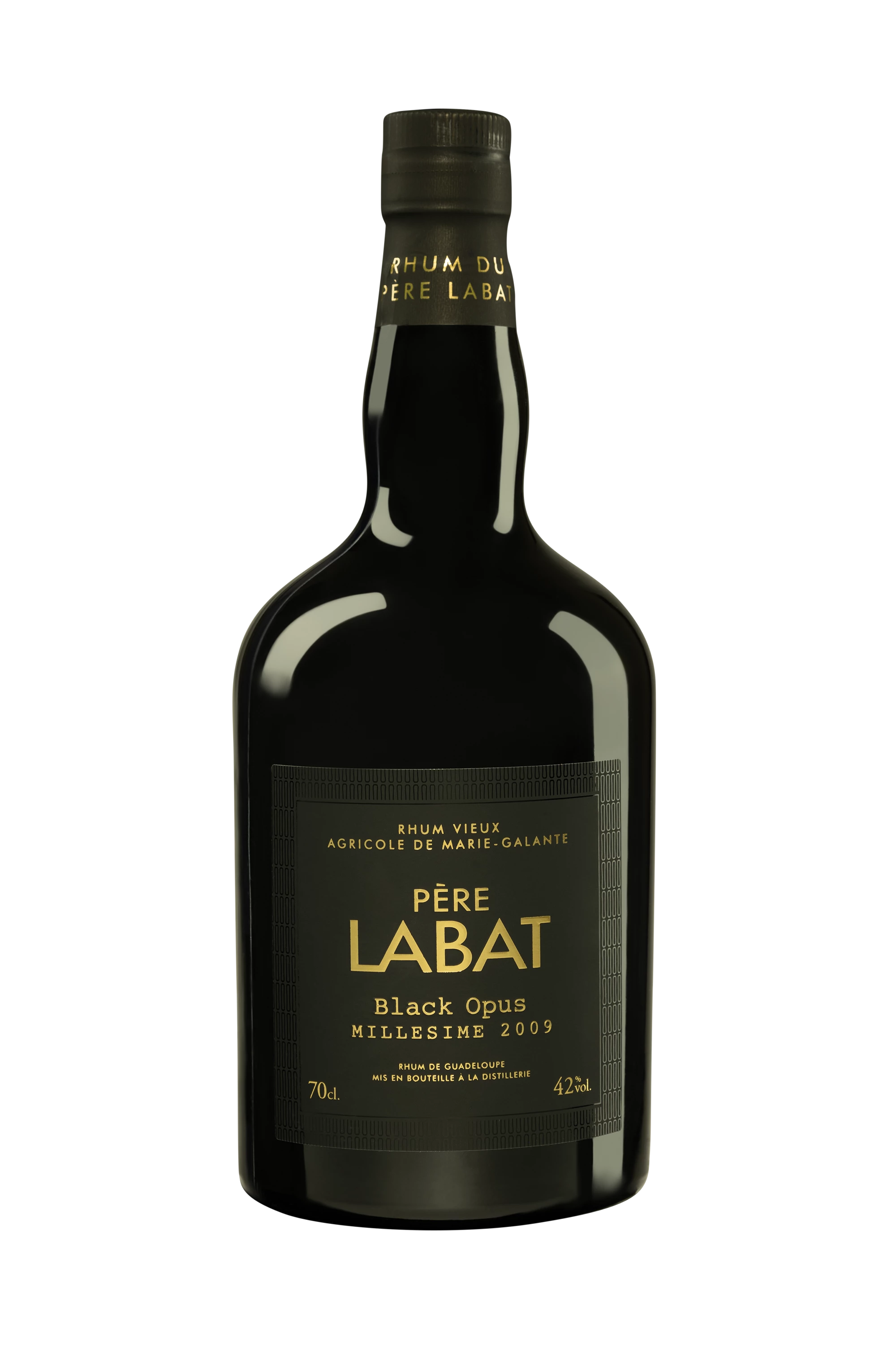 Père Labat - Rhum Agricole de Guadeloupe "Black Opus" 2009 Brun 42°, 70cl
