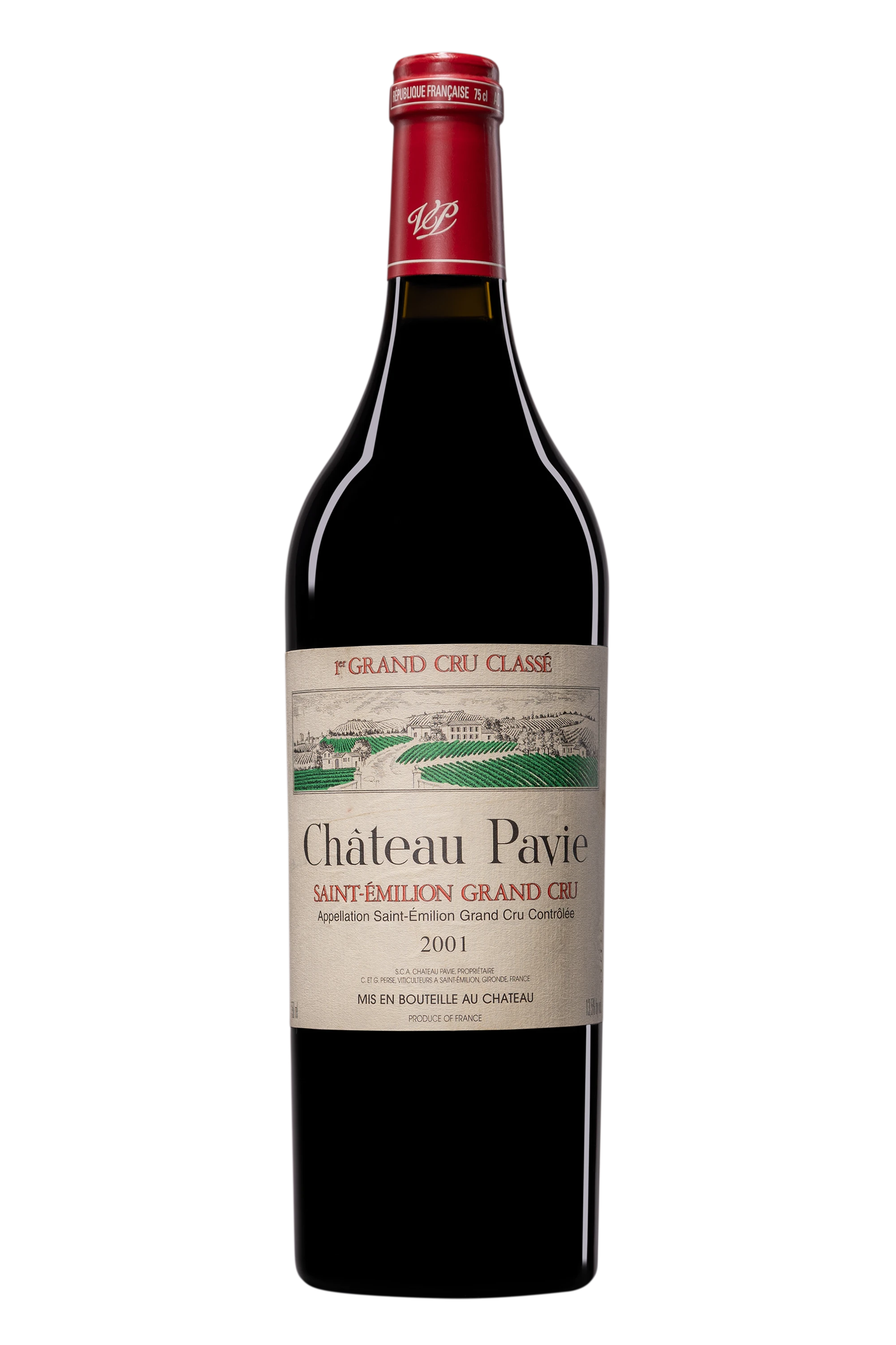 Château Pavie - Saint-Emilion 1er Grand Cru Classé A "1er Grand Cru Classé A" Rouge 2001 13.5°, 75cl